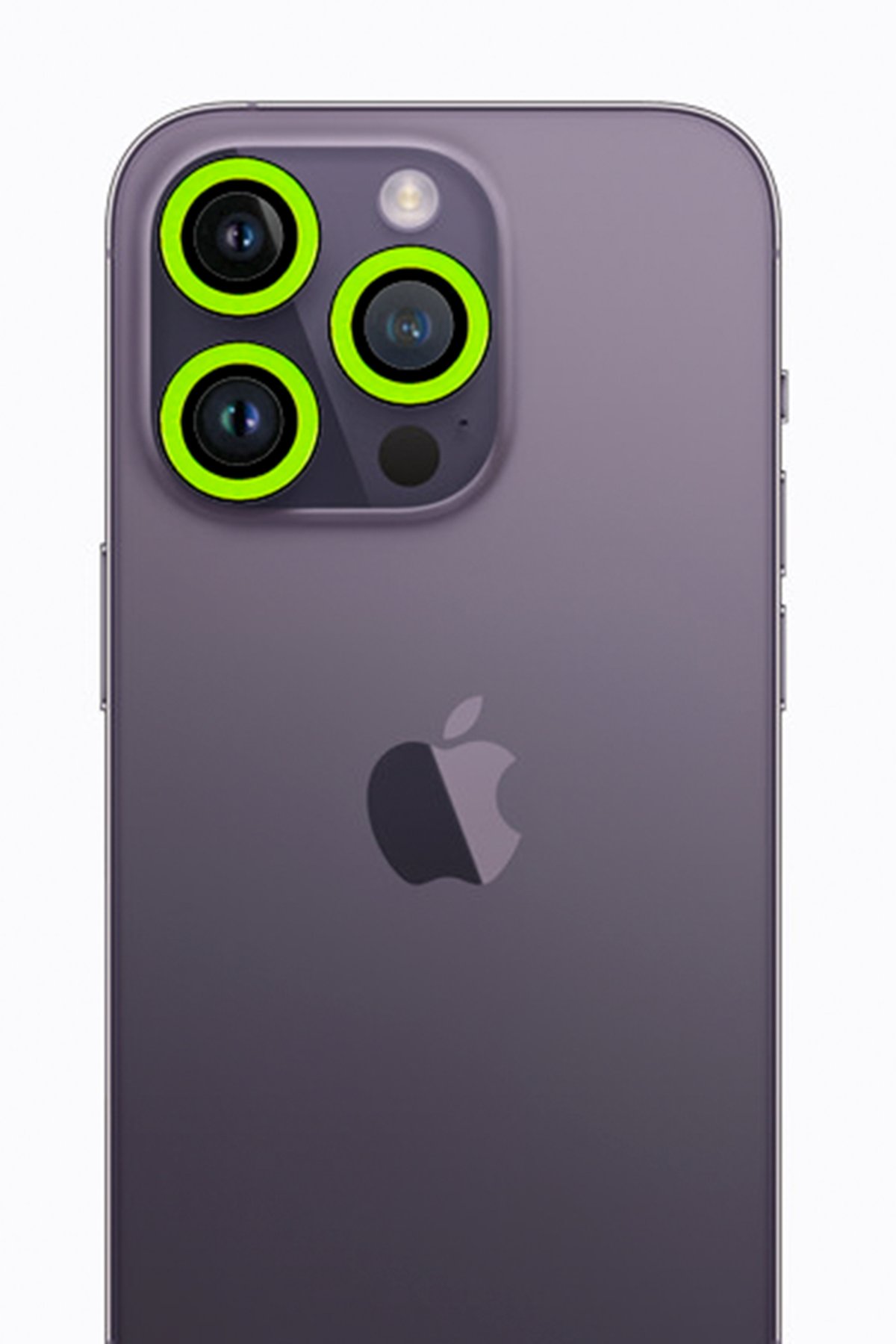 Newface iPhone 12 Pro Rainbow Kamera Lens Koruma Cam - Mavi