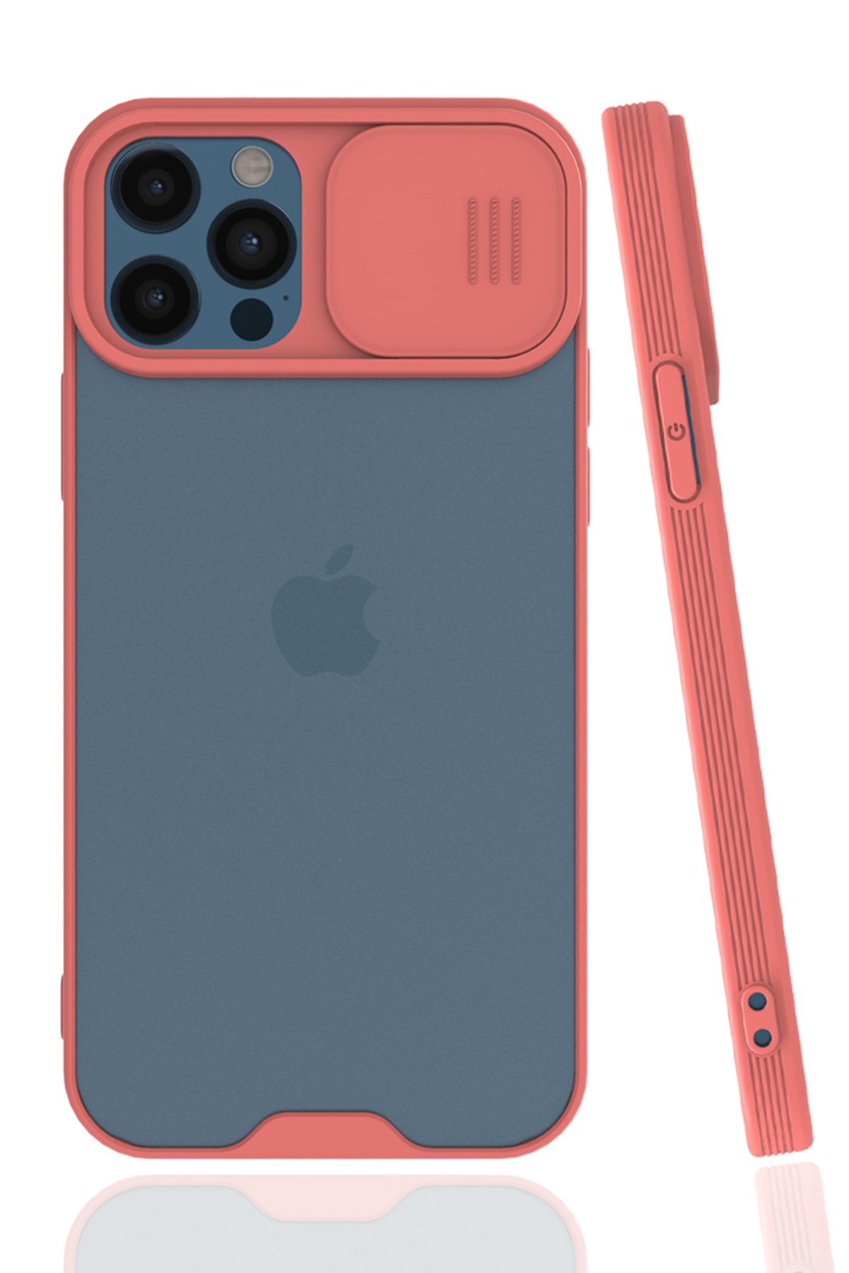 Newface iPhone 12 Pro Kılıf Joke Taşlı Silikon - Gümüş