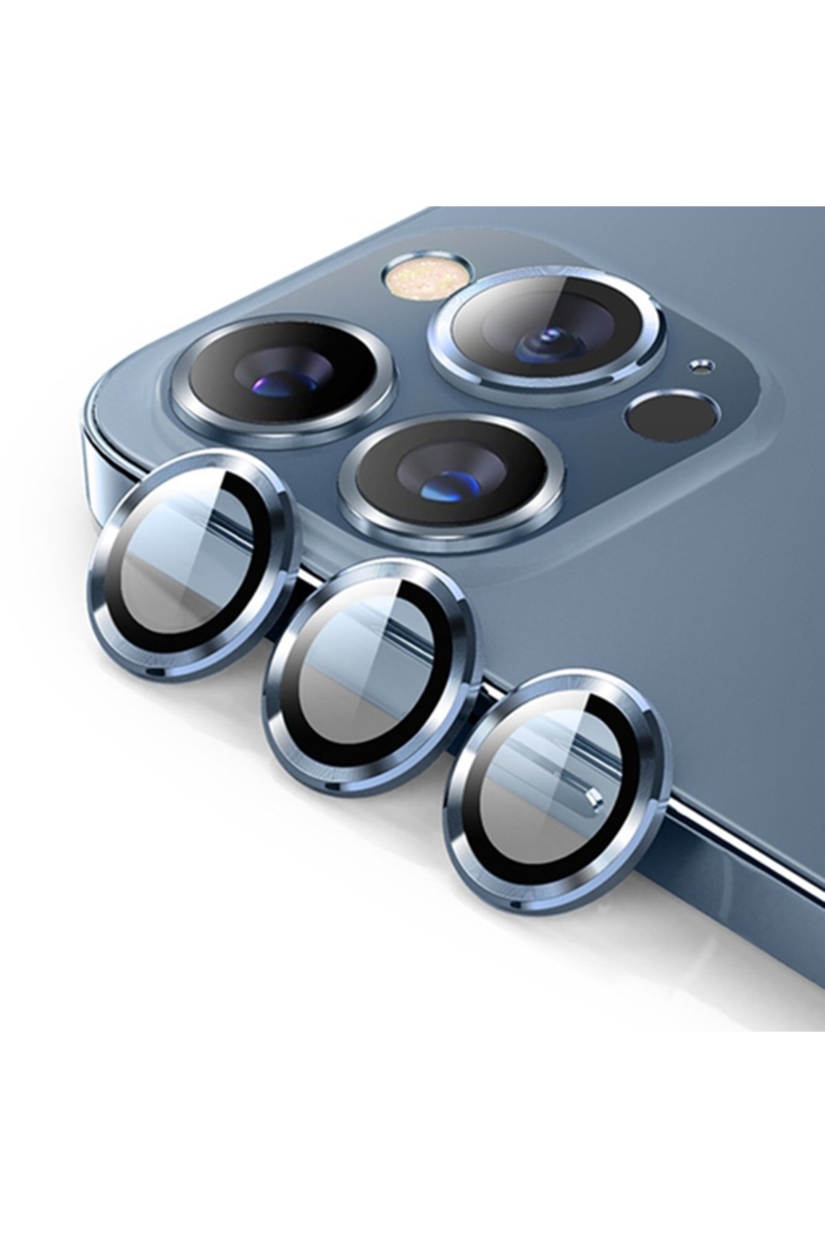 Newface iPhone 12 Pro Shine Kamera Lens - Rainbow
