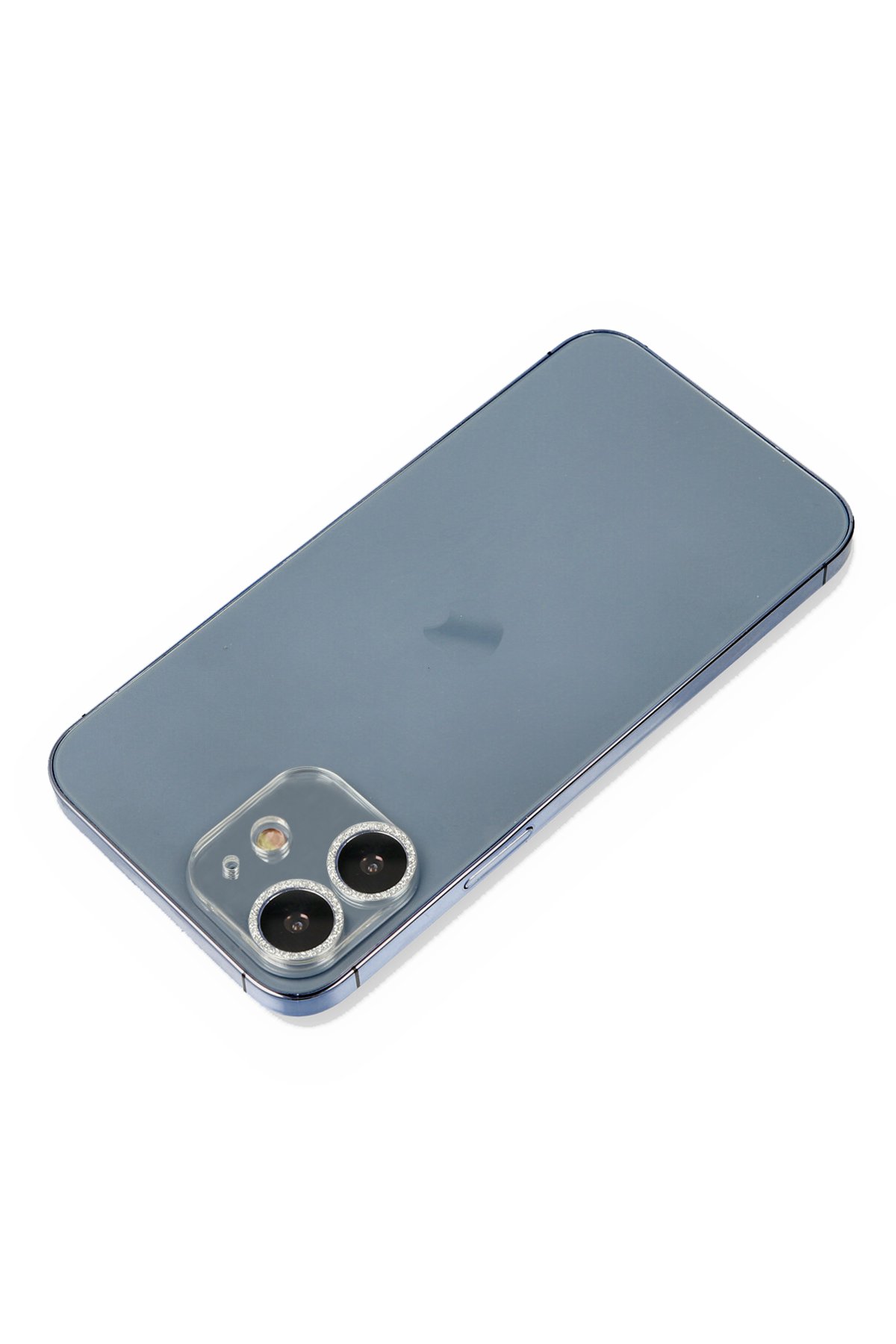 Newface iPhone 12 Kılıf Zegna Yüzüklü Silikon Kapak - Gümüş