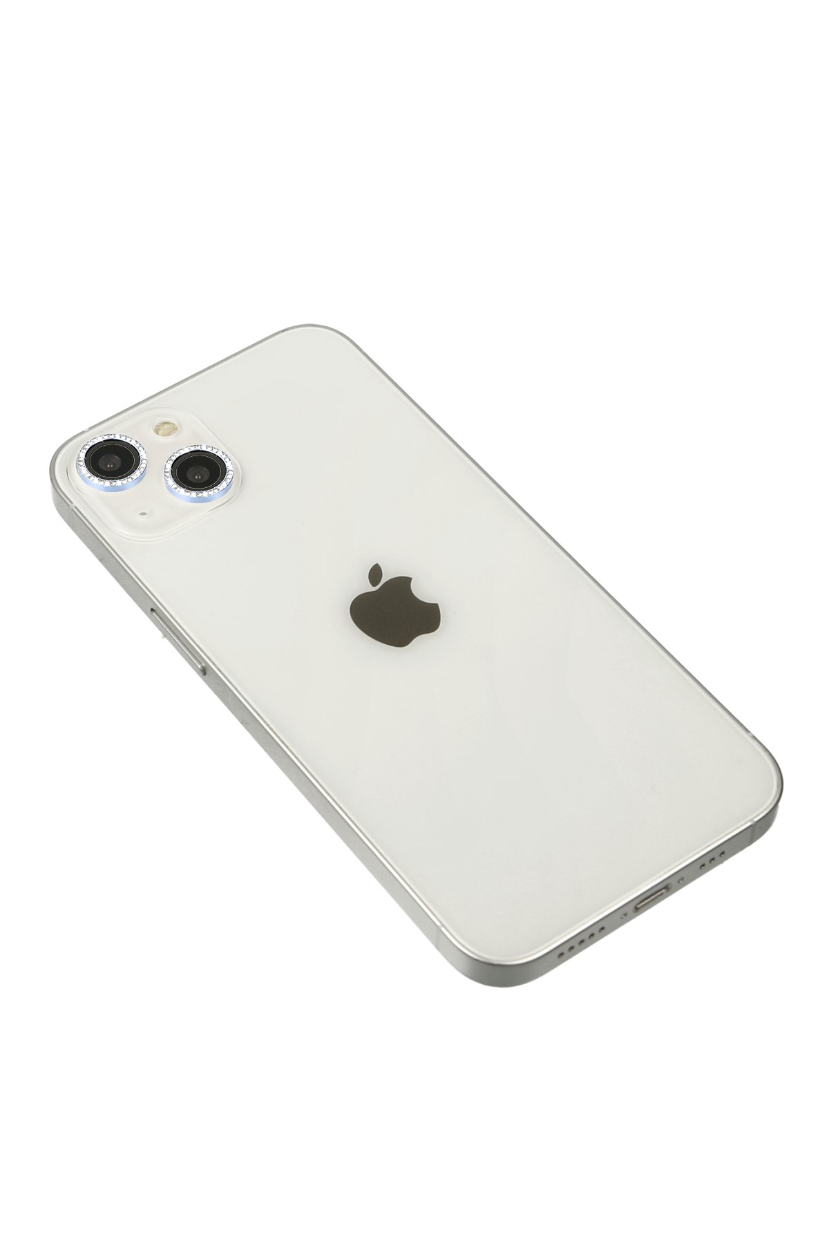 Newface iPhone 13 Shine Kamera Lens - Gümüş
