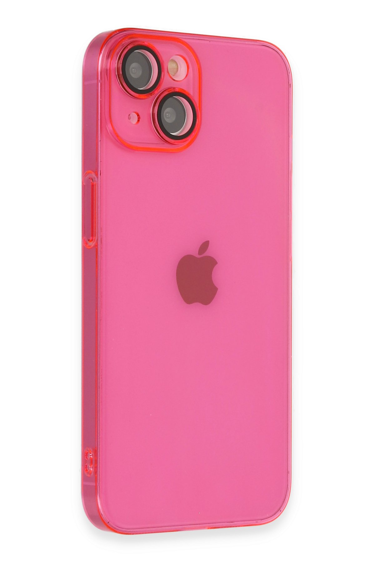 Newface iPhone 13 Kılıf Sofya Yüzüklü Silikon Kapak - Rose