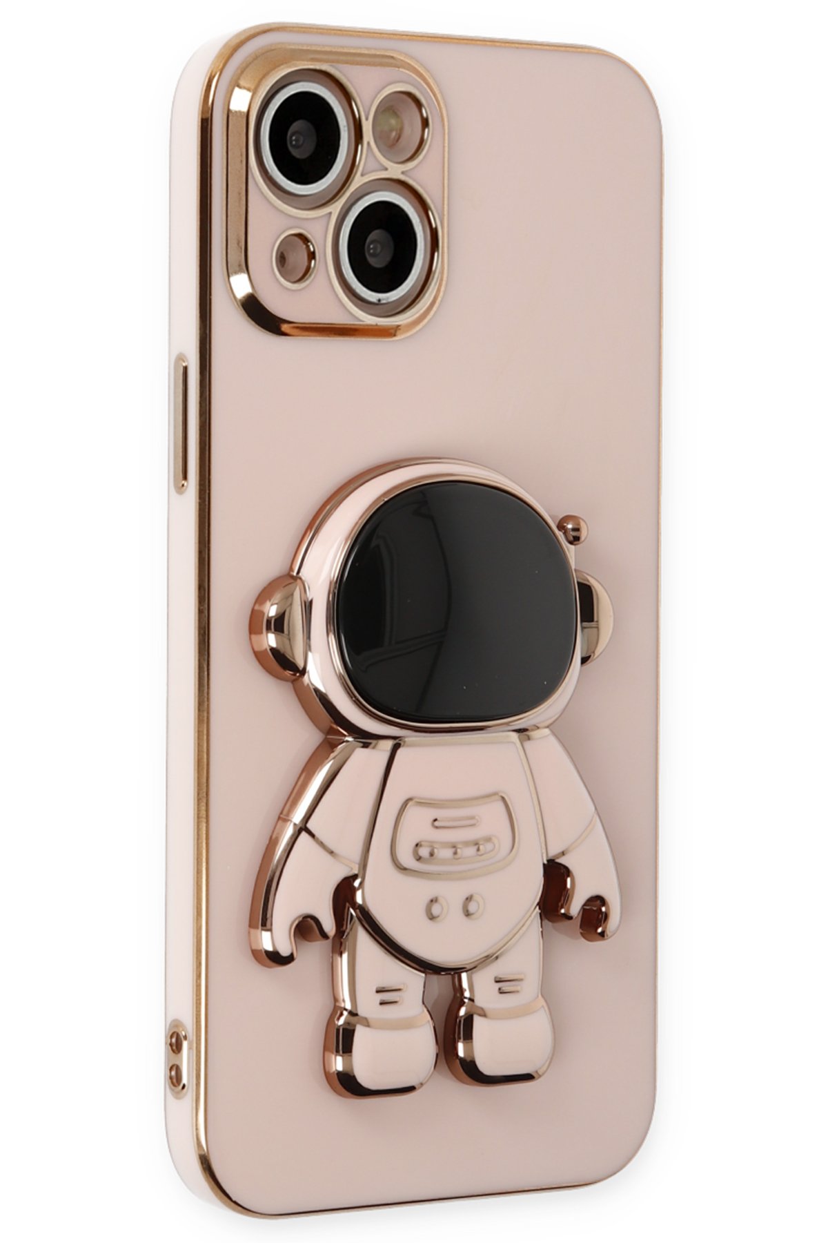 Newface iPhone 13 Kılıf Platin Kamera Koruma Silikon - Lila