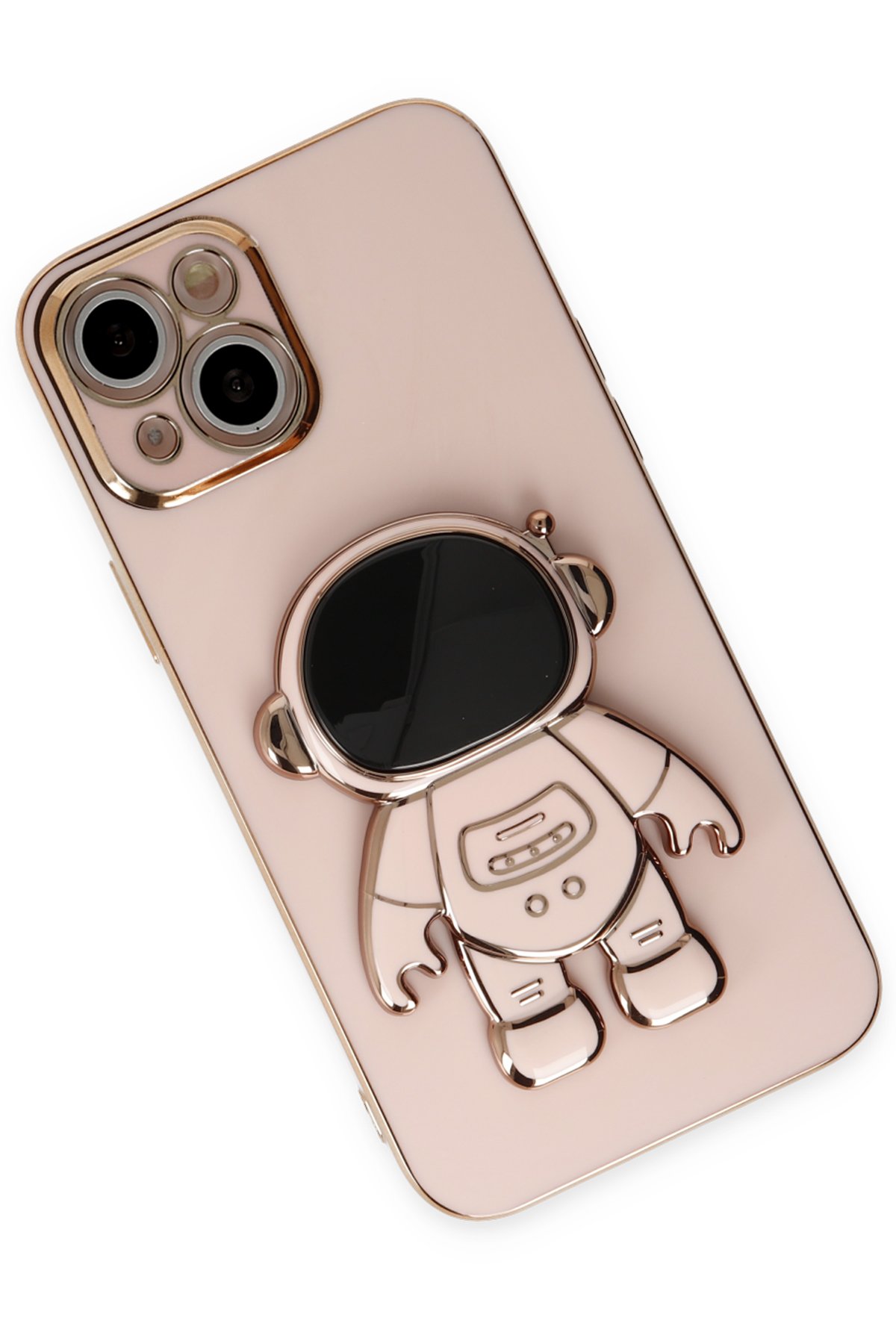 Newface iPhone 13 Kılıf Platin Kamera Koruma Silikon - Lila