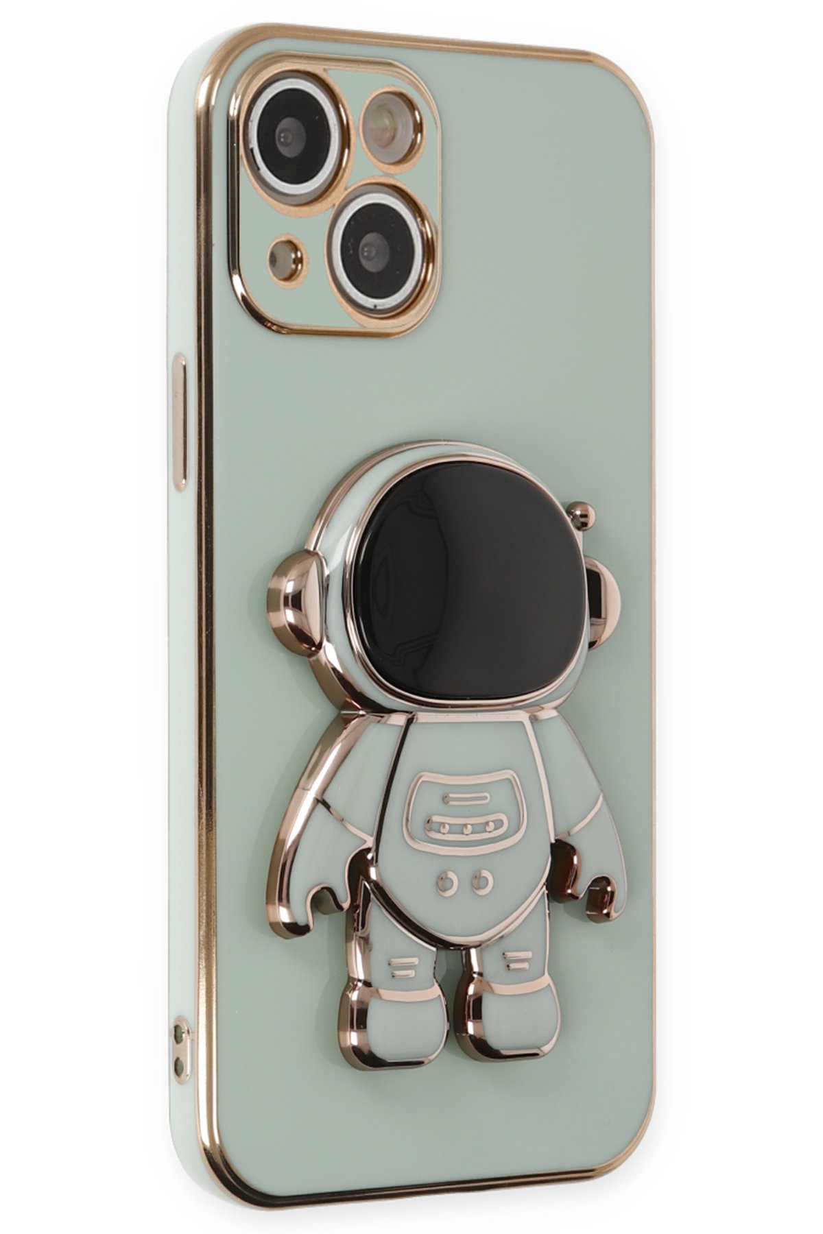 Newface iPhone 13 Kılıf Coco Deri Silikon Kapak - Siyah