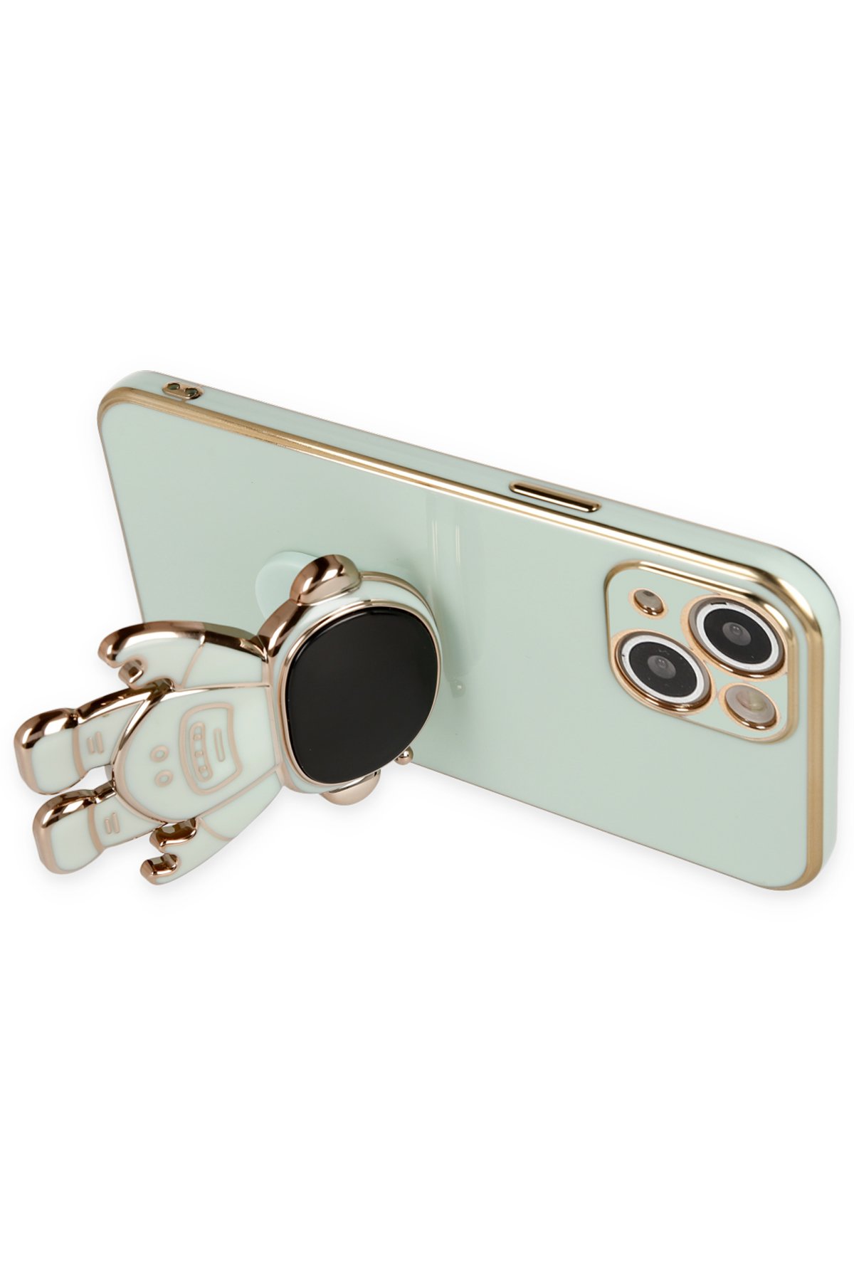 Newface iPhone 13 Kılıf Coco Deri Silikon Kapak - Siyah