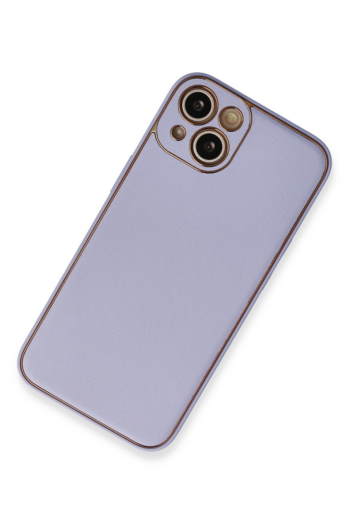 Newface iPhone 13 Kılıf Palm Buzlu Kamera Sürgülü Silikon - Sarı