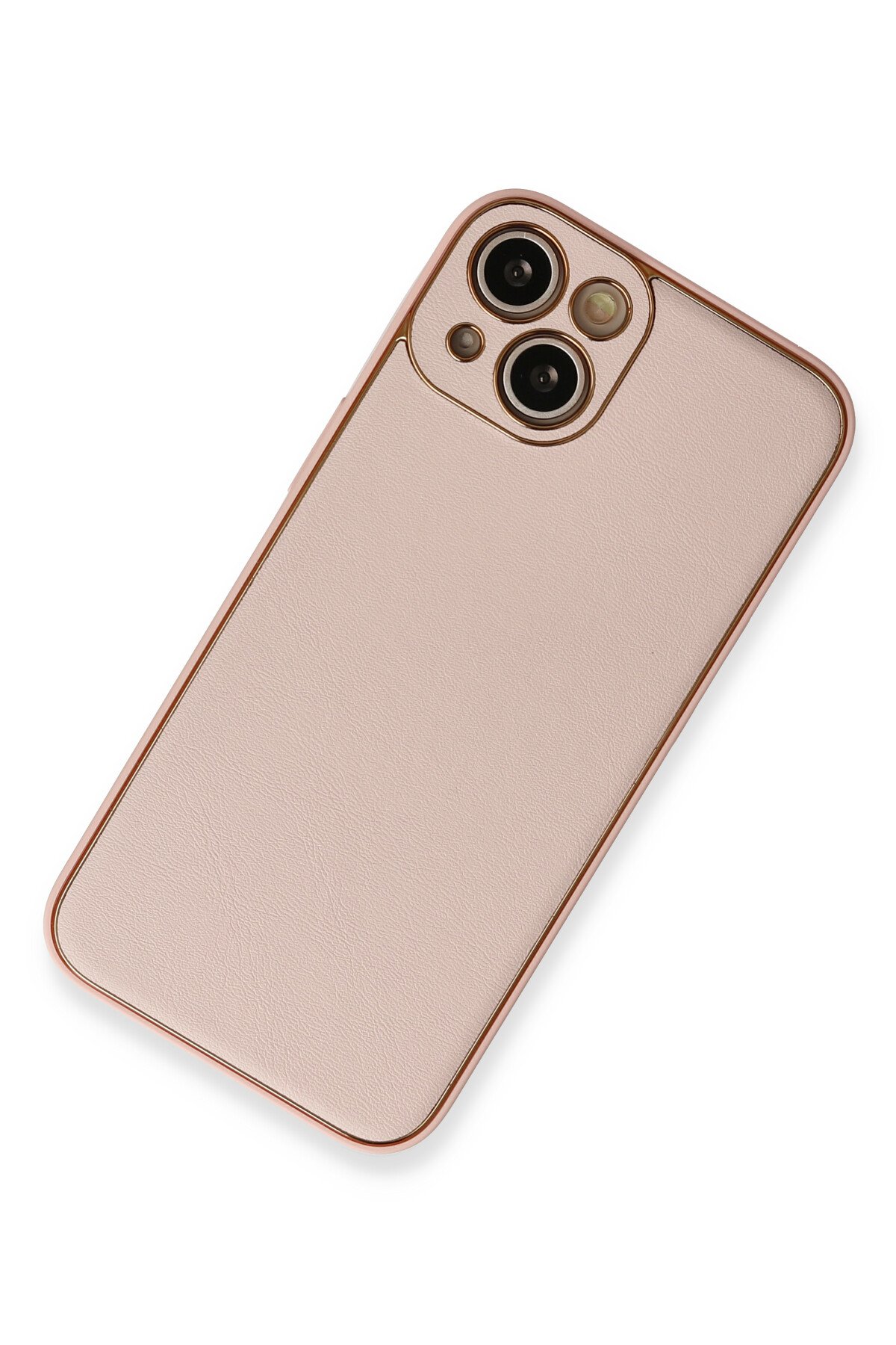 Newface iPhone 13 Renkli Kamera Lens Koruma Cam - Turuncu-Yeşil