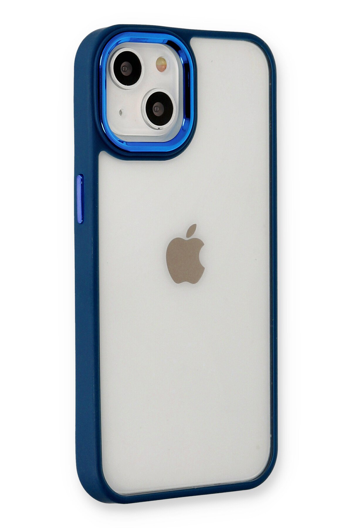 Newface iPhone 14 Plus Kılıf Auto Focus Karbon Kapak - Lacivert
