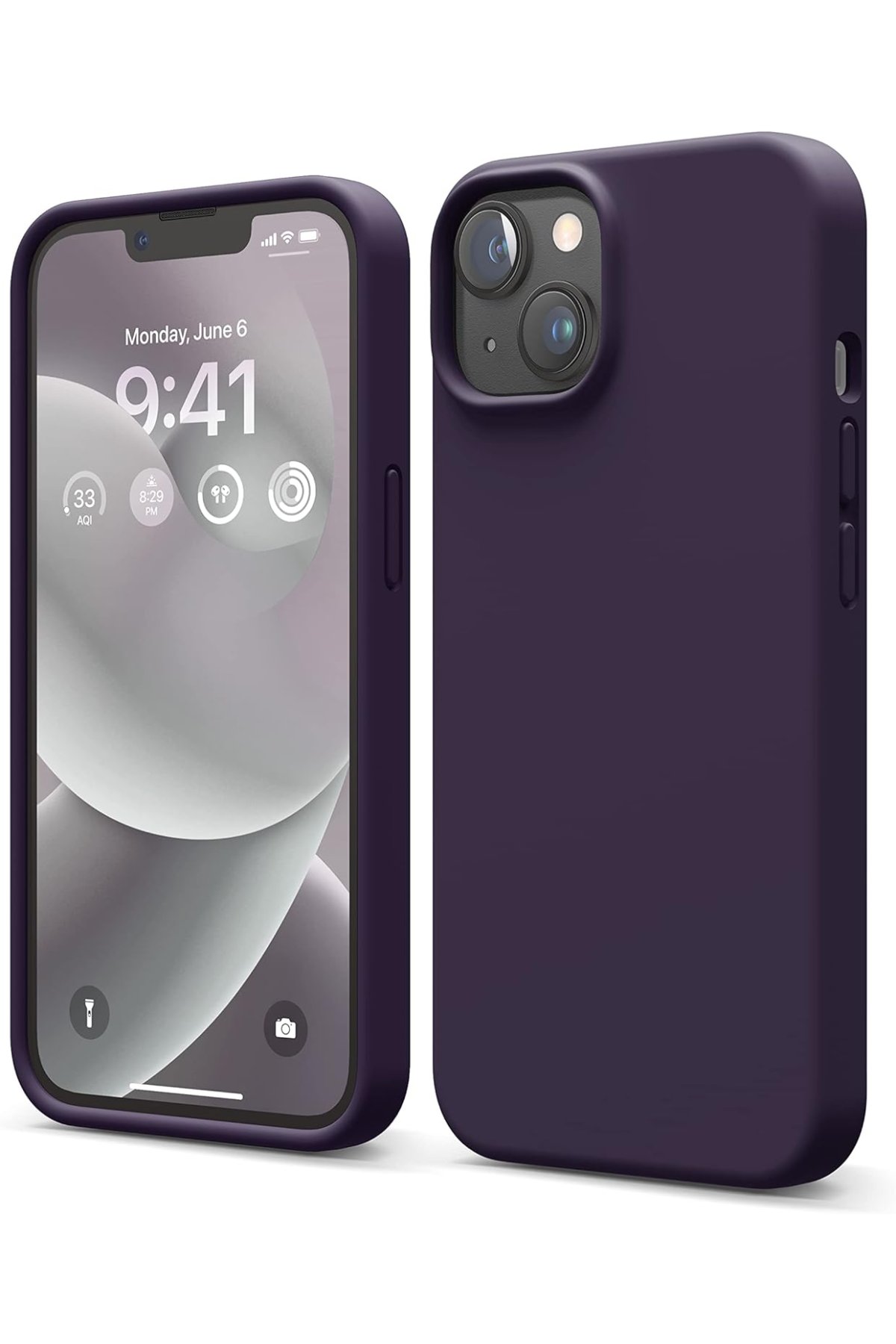 Newface iPhone 13 Kılıf Aras Deri Kapak - Koyu Yeşil