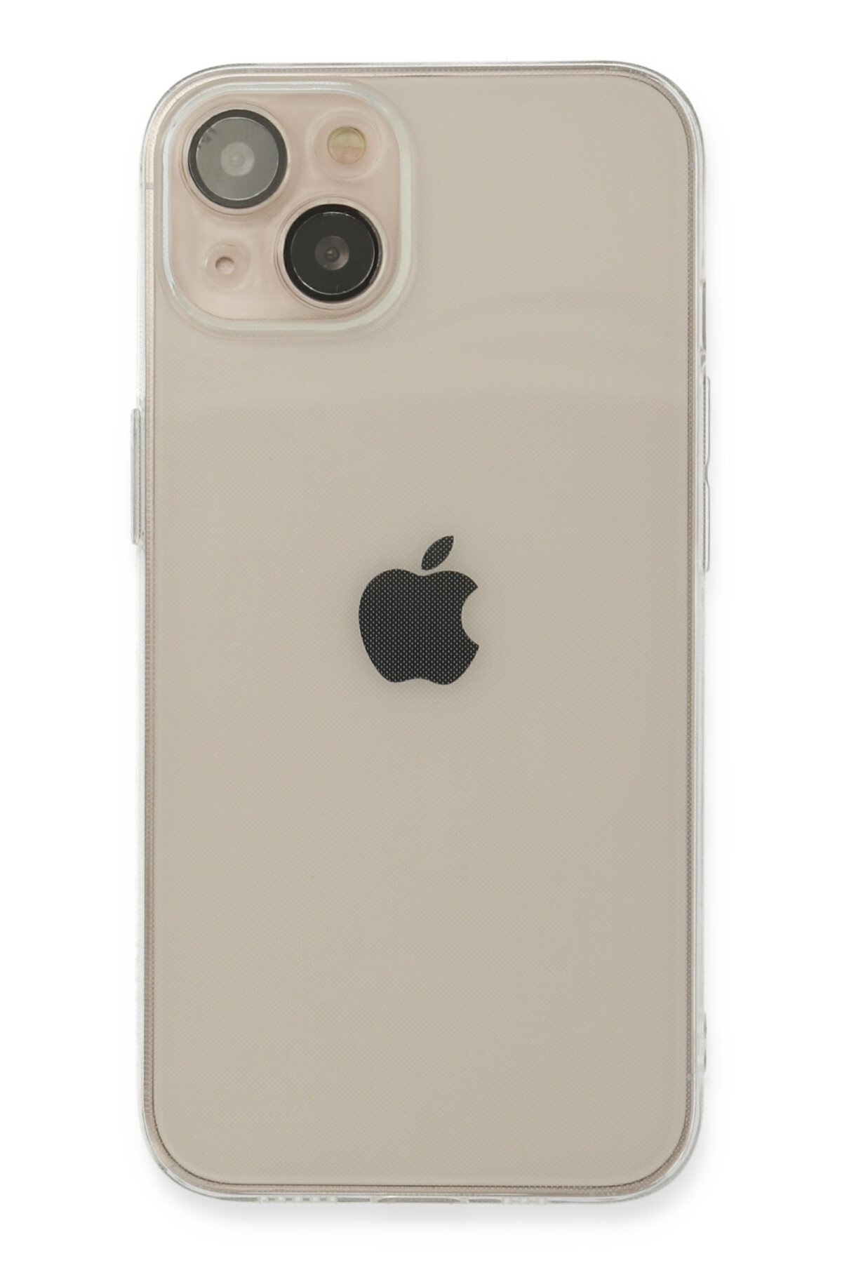 Newface iPhone 13 Kılıf Liva Lens Silikon - Beyaz