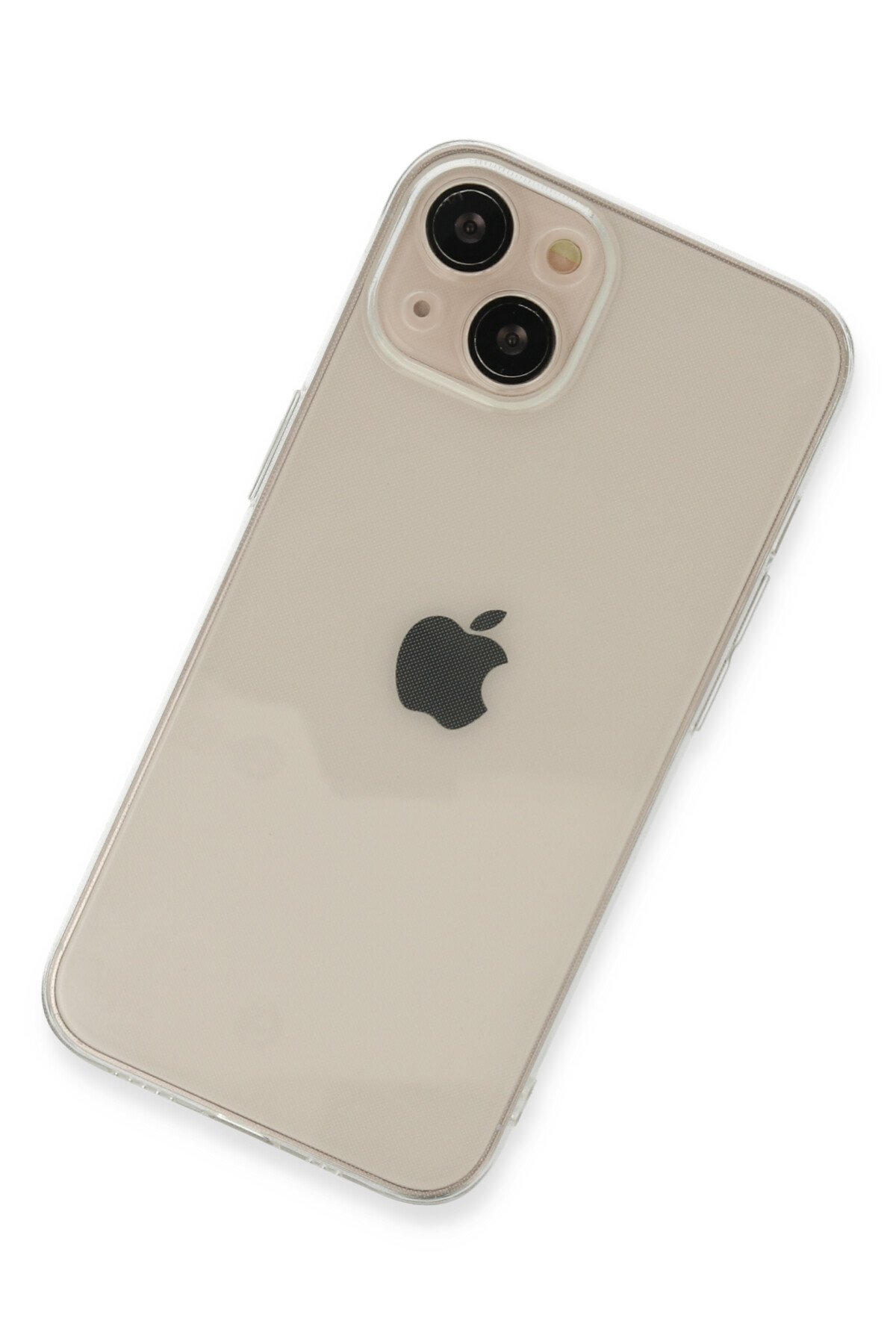 Newface iPhone 13 Kılıf Liva Lens Silikon - Beyaz
