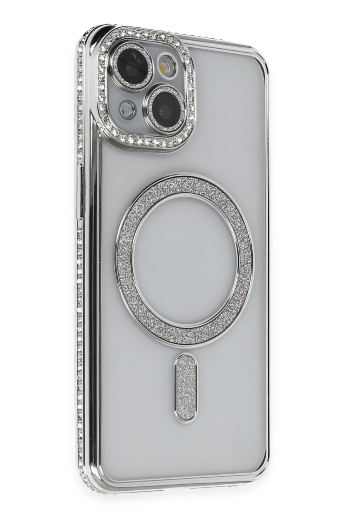 Newface iPhone 13 Kılıf Range Yüzüklü Silikon - Mavi