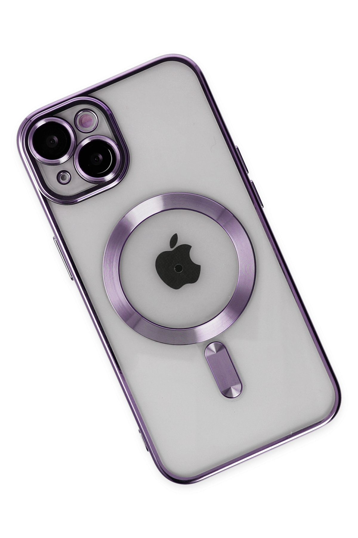 Newface iPhone 13 Kılıf Zegna Yüzüklü Silikon Kapak - Kırmızı