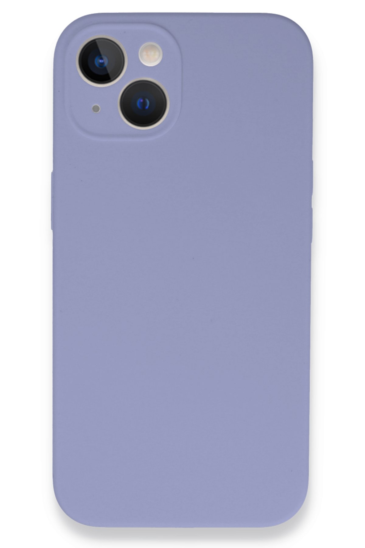 Newface iPhone 13 Kılıf Simli Yüzüklü Silikon - Mavi