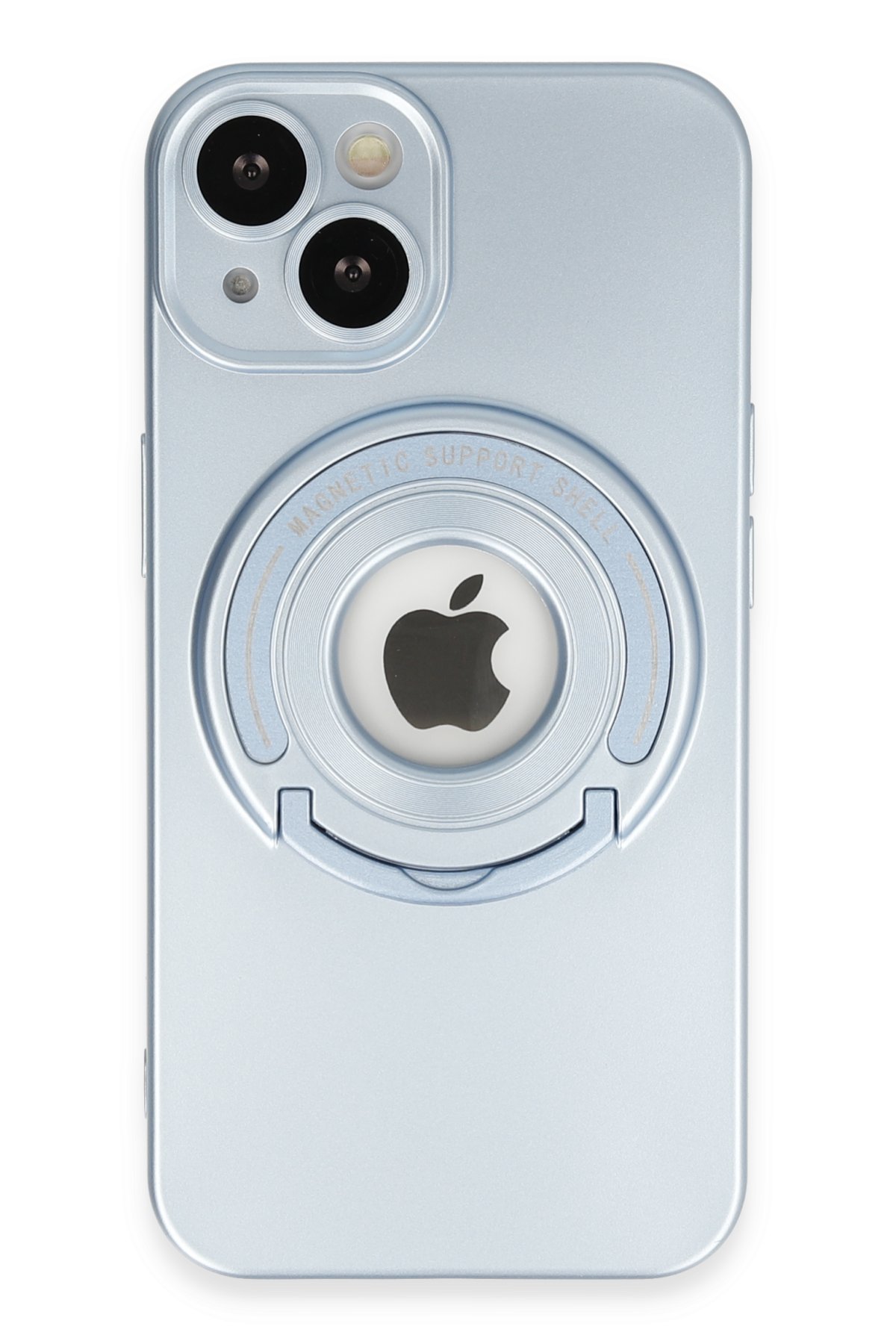 Newface iPhone 13 Kılıf Glass Kapak - Bordo