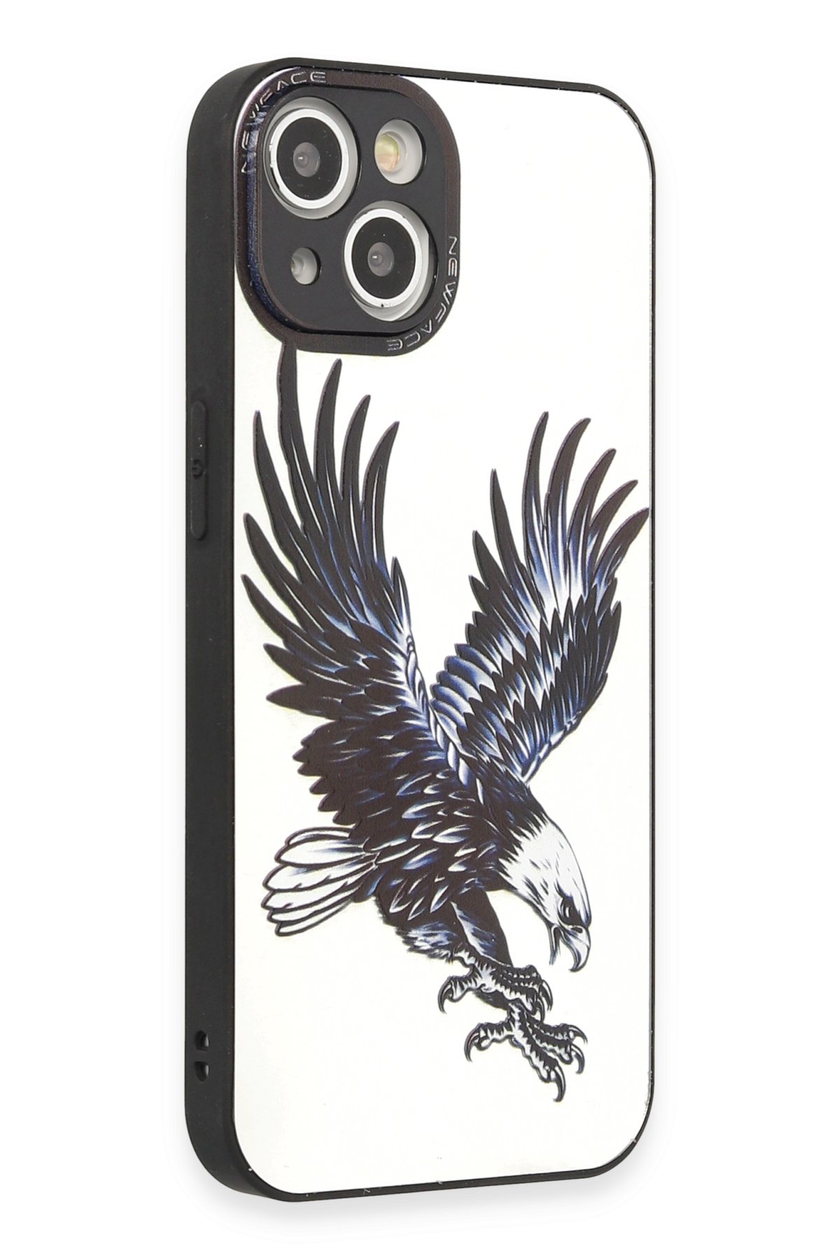 Newface iPhone 13 Kılıf Pars Lens Yüzüklü Silikon - Kırmızı