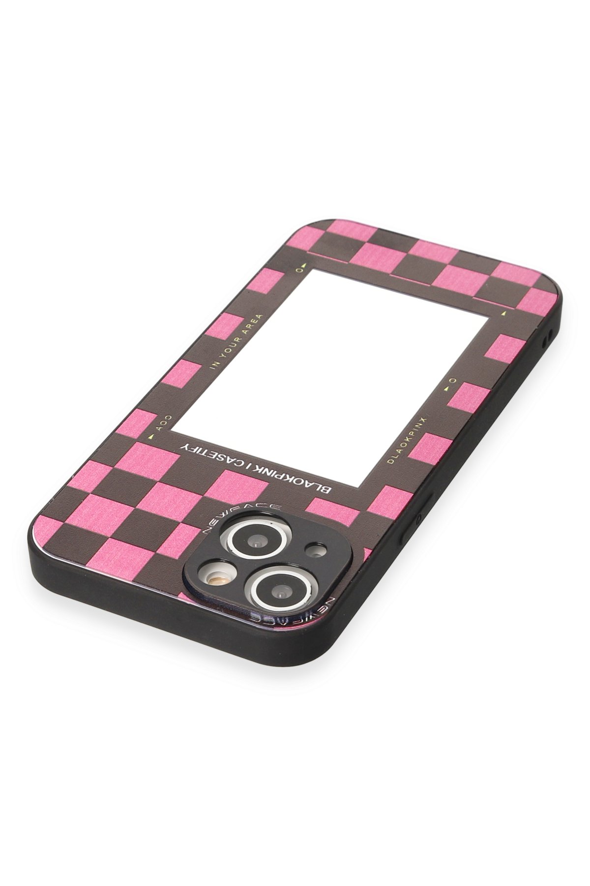 Newface iPhone 13 Kılıf Volet Silikon - Mavi