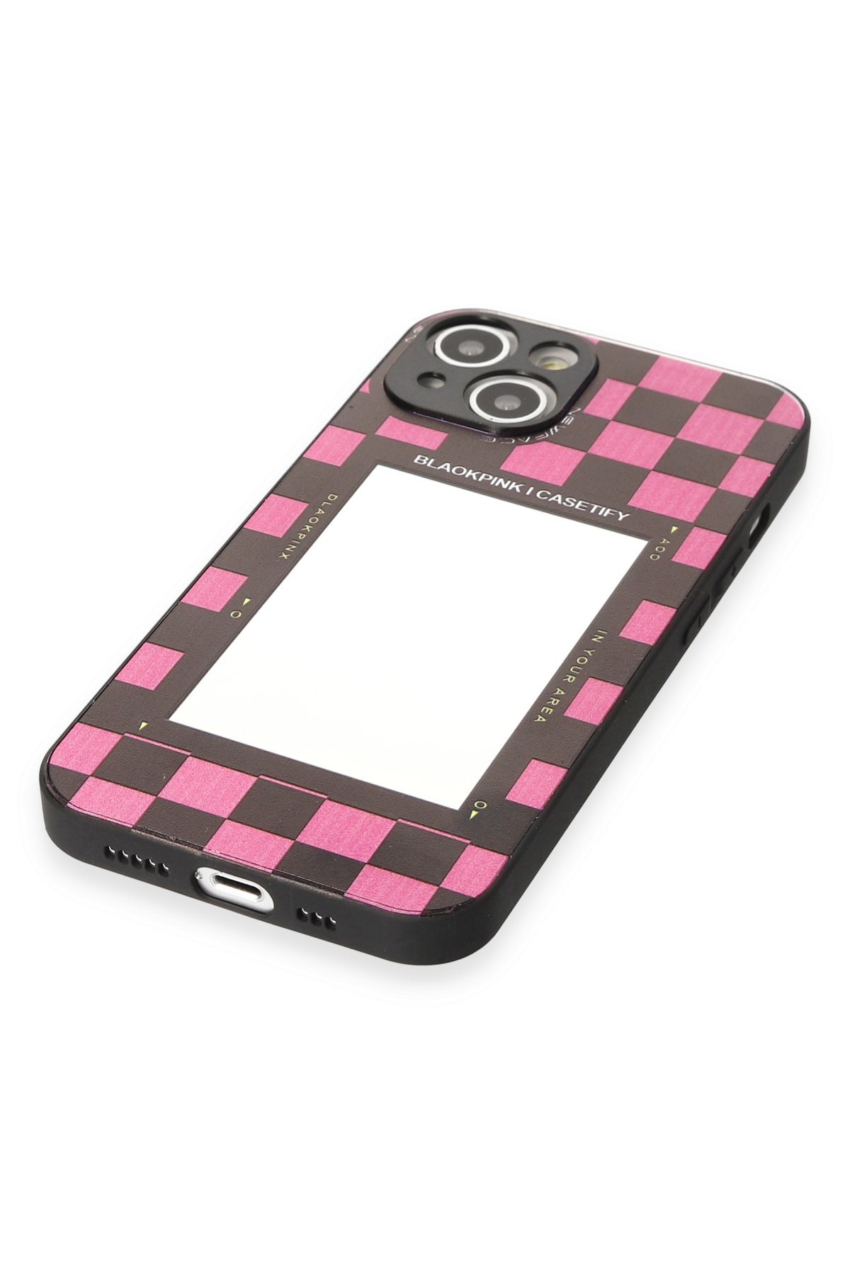Newface iPhone 13 Kılıf Volet Silikon - Mavi