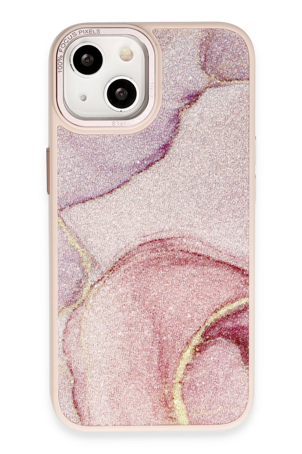 Newface iPhone 13 Kılıf Nano içi Kadife Silikon - Siyah