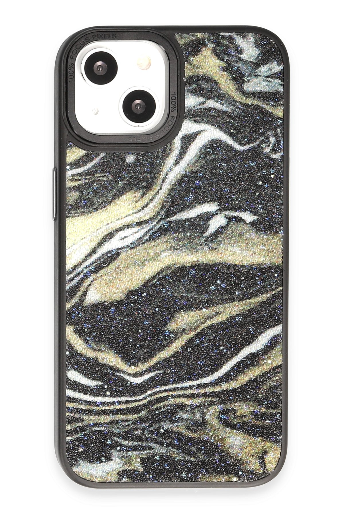 Newface iPhone 13 Neon Fosforlu Kamera Lens - Mavi