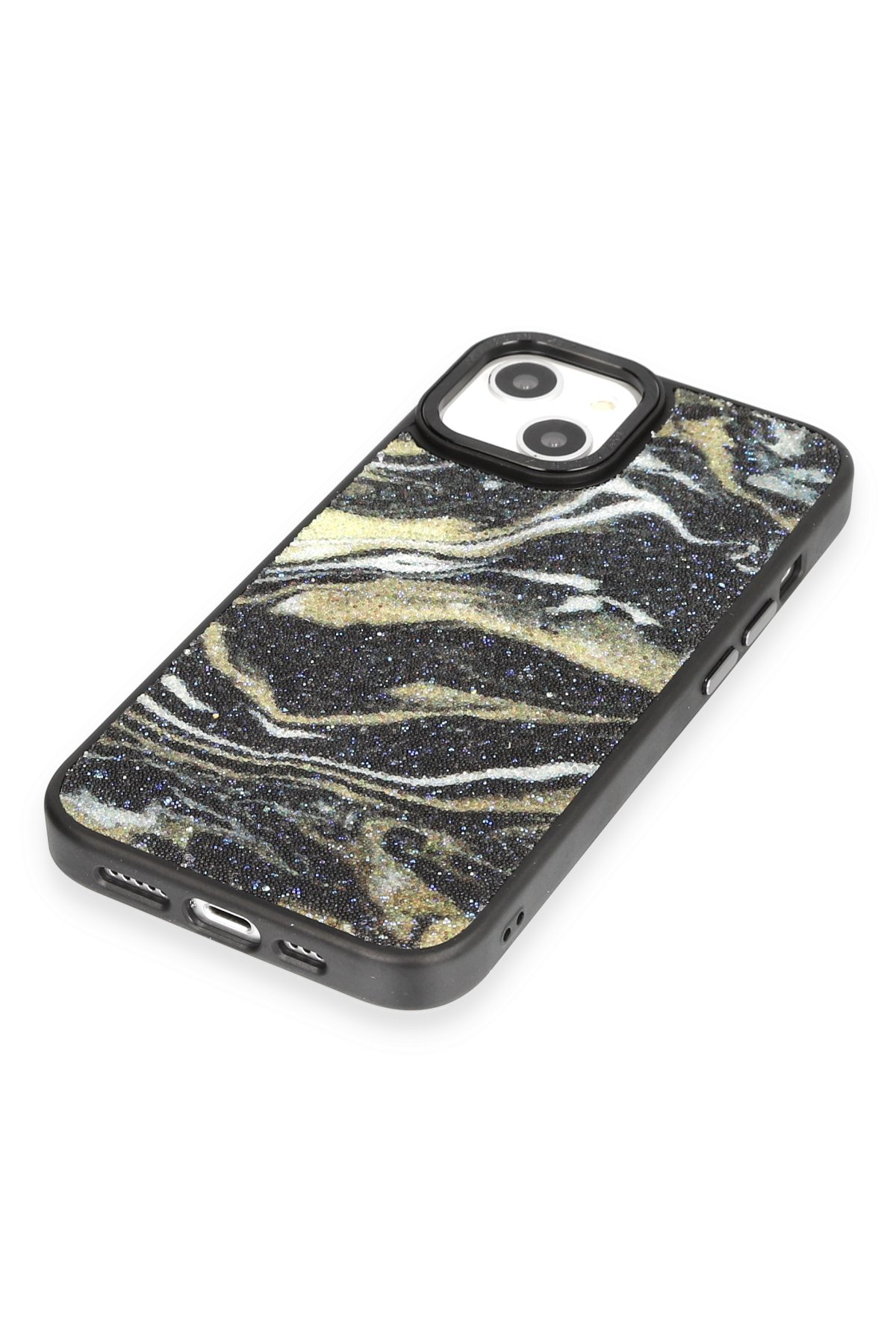 Newface iPhone 13 Neon Fosforlu Kamera Lens - Mavi
