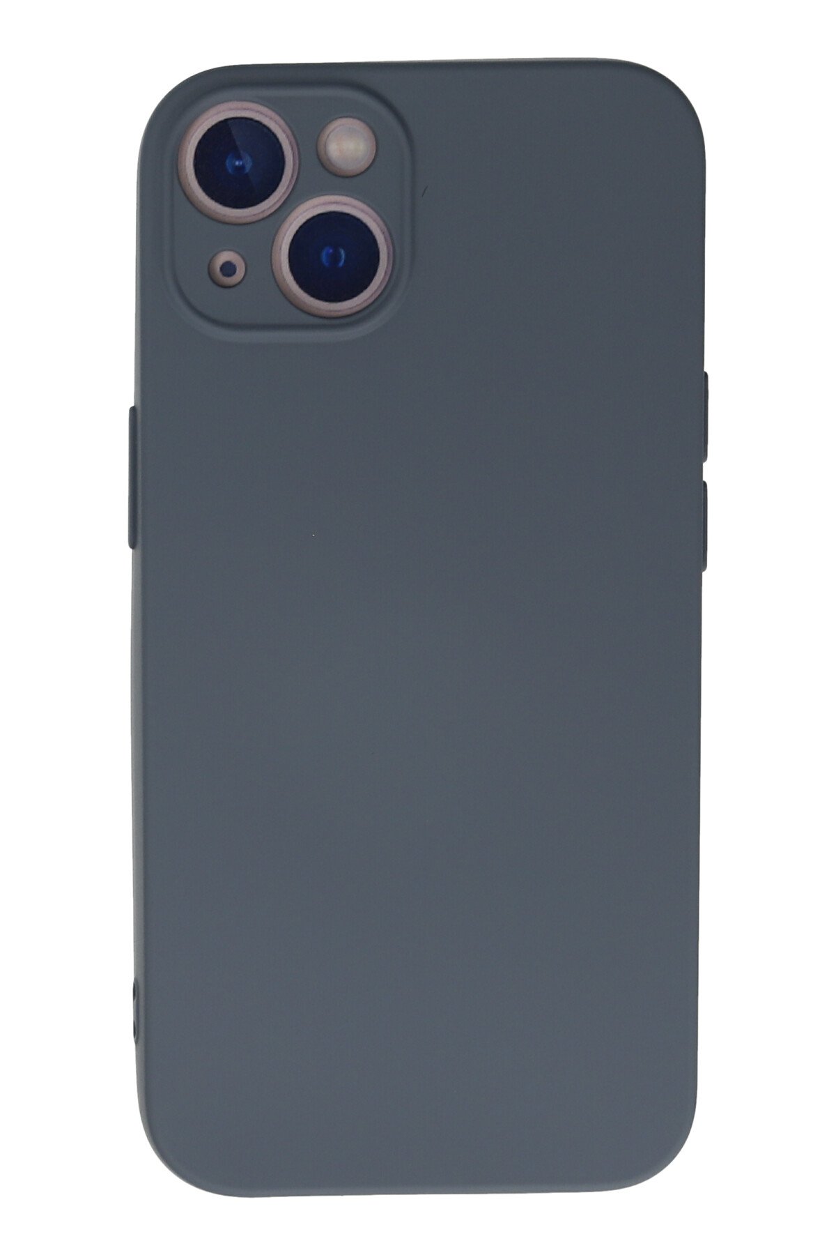 Newface iPhone 13 Kılıf Simli Yüzüklü Silikon - Yeşil