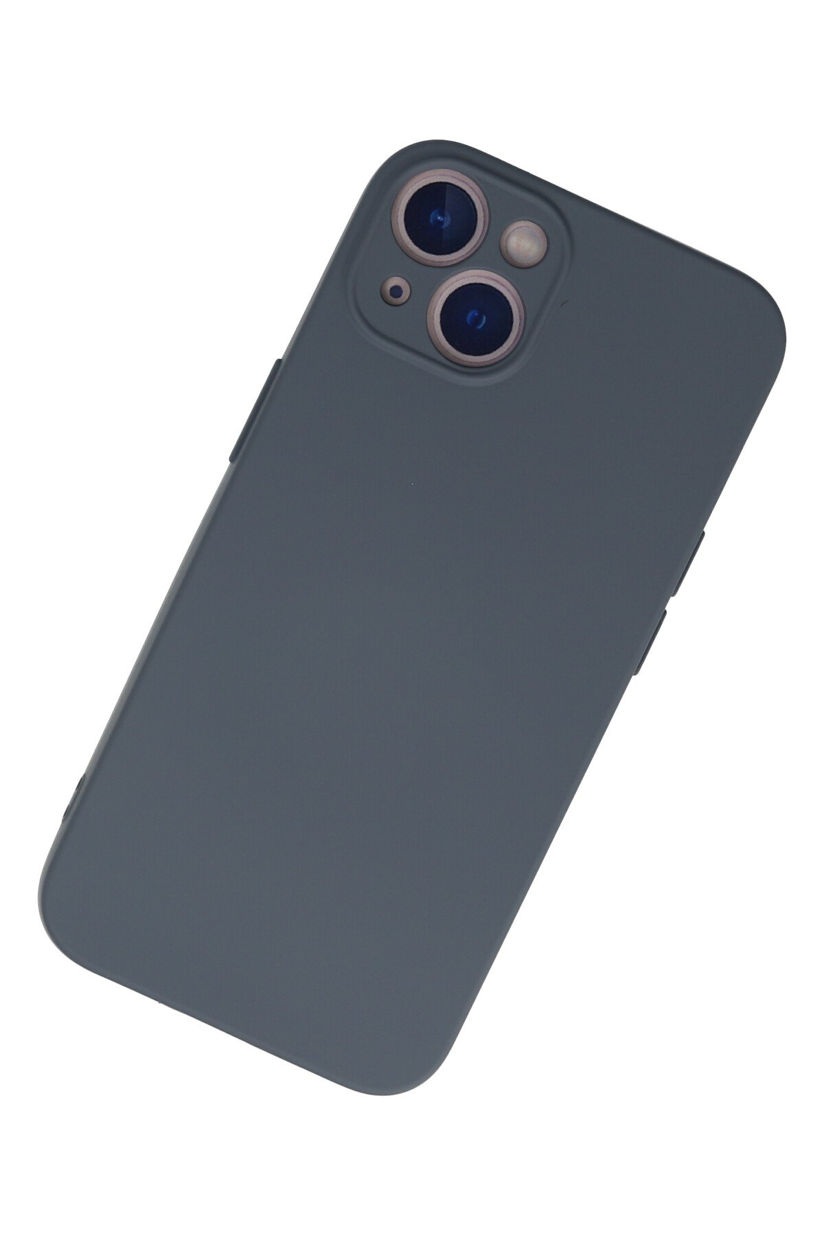 Newface iPhone 13 Kılıf Platin Kamera Koruma Silikon - Siyah