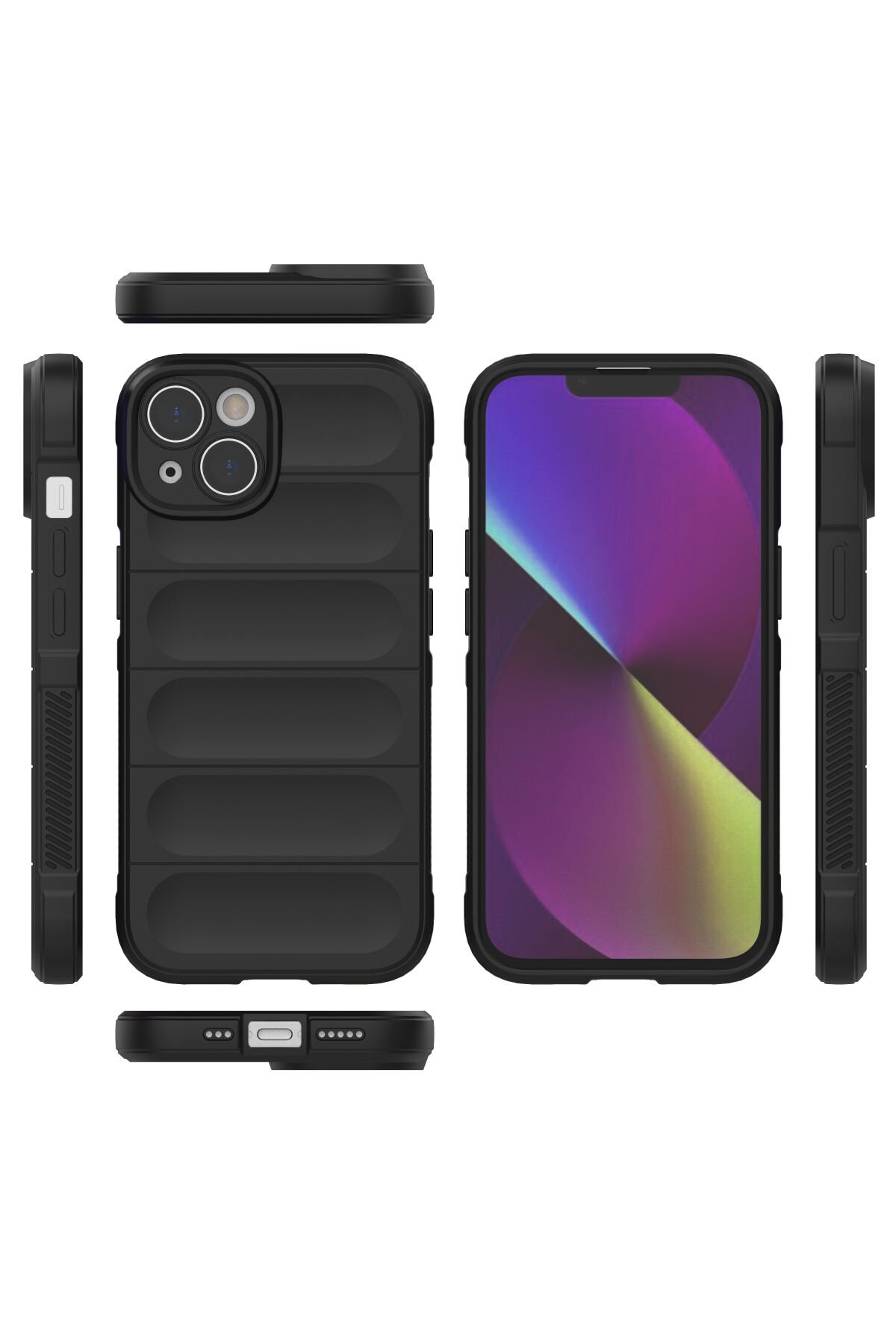 Newface iPhone 13 Raze Metal Kamera Lens - Siyah