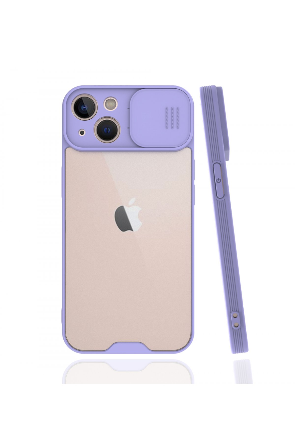 Newface iPhone 13 Kılıf Platin Silikon - Lila