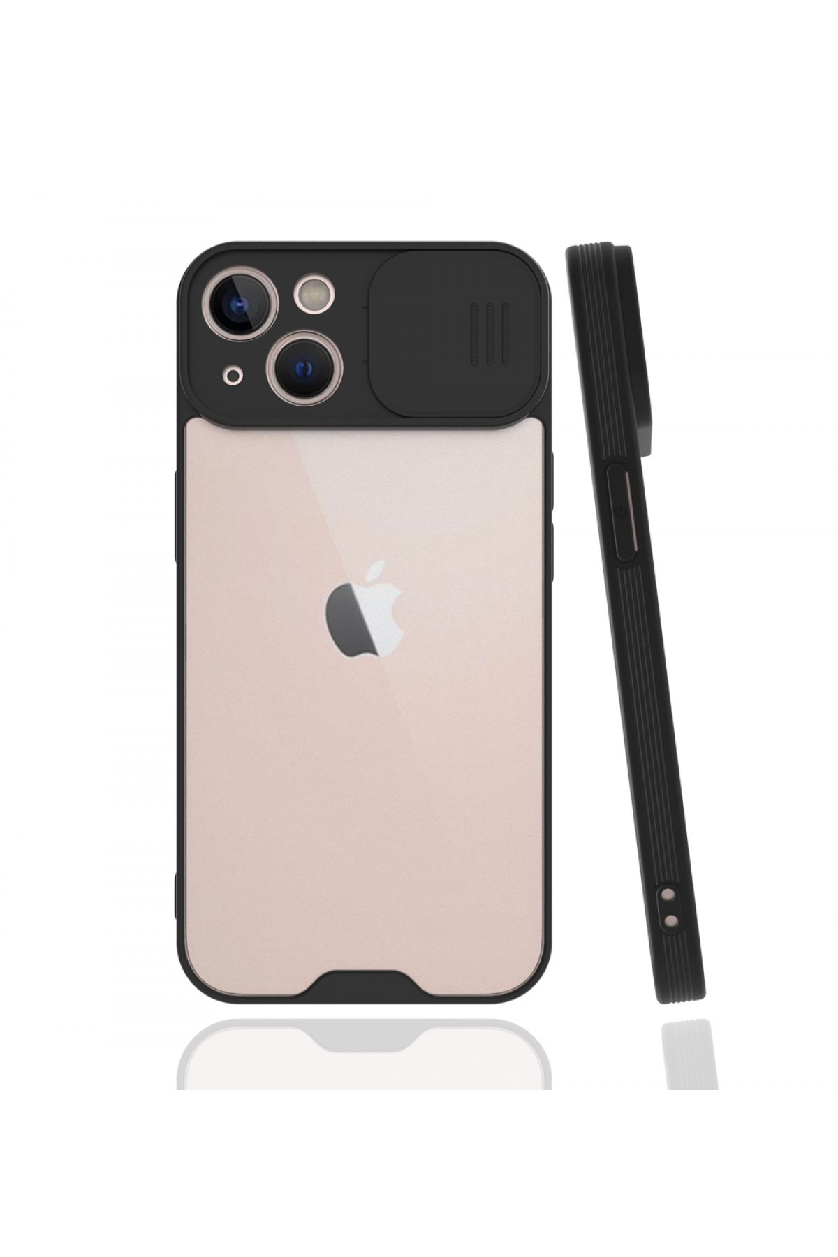 Newface iPhone 13 Kılıf Elegant Kapak - Siyah