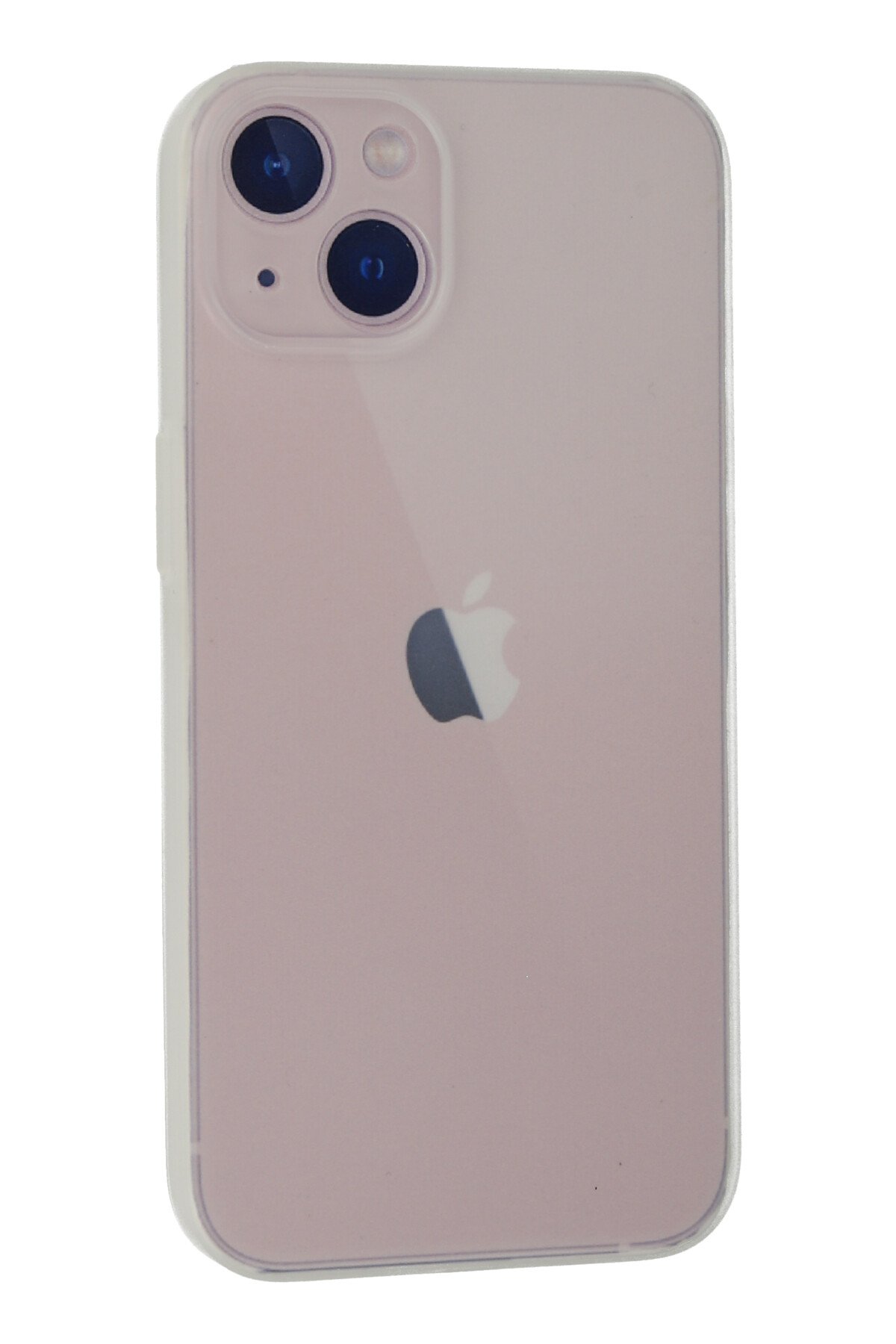 Newface iPhone 13 Kılıf Montreal Yüzüklü Silikon Kapak - Buz Mavi