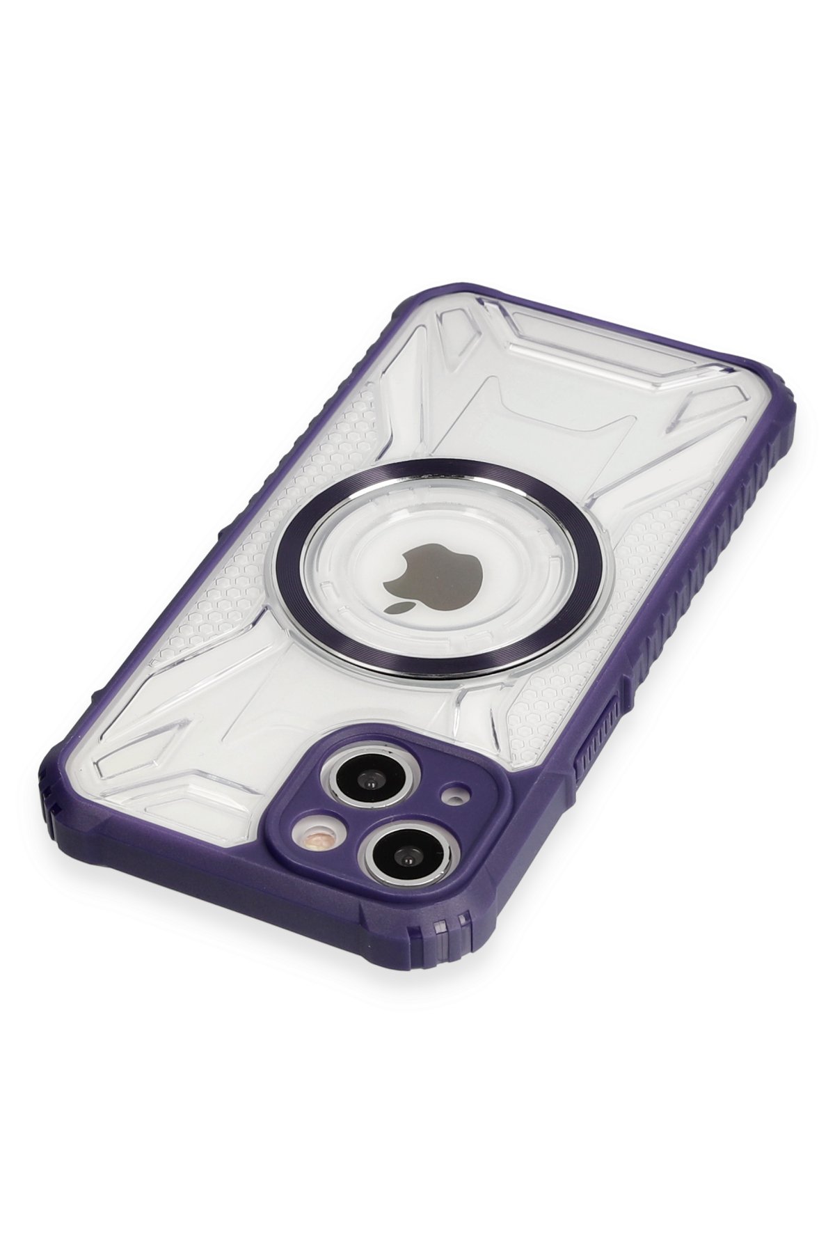 Newface iPhone 13 Kılıf Rolet Stand Kapak - Lacivert