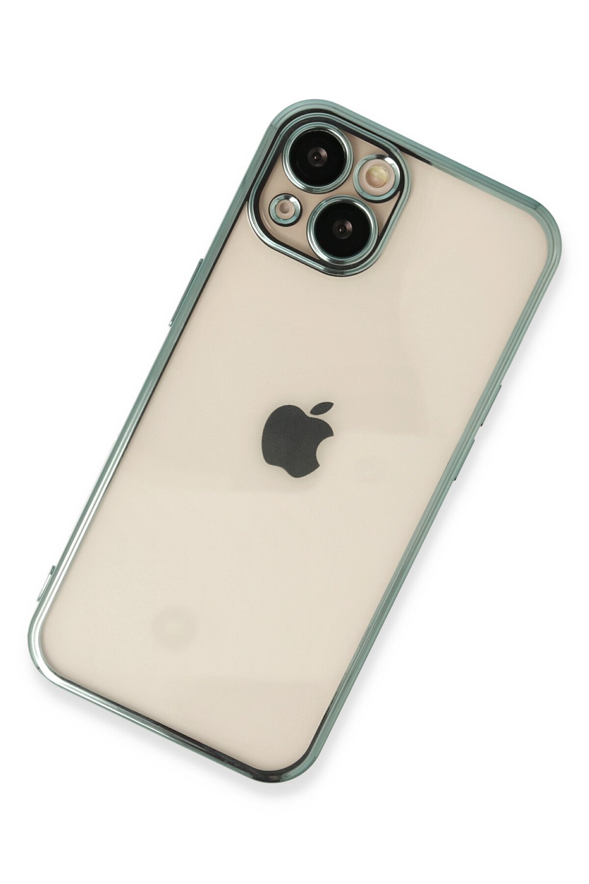 Newface iPhone 14 Plus Kılıf Zuma Kartvizitli Yüzüklü Silikon - Yeşil
