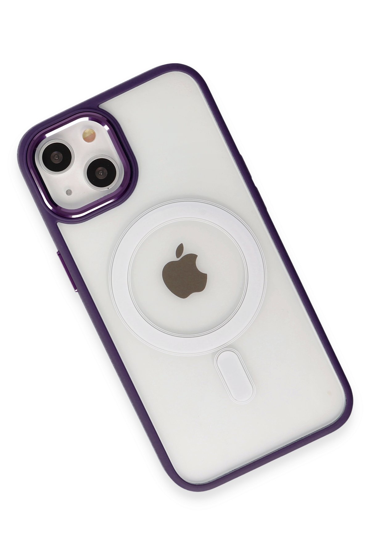 Newface iPhone 13 Renkli Kamera Lens Koruma Cam - Pembe-Mavi