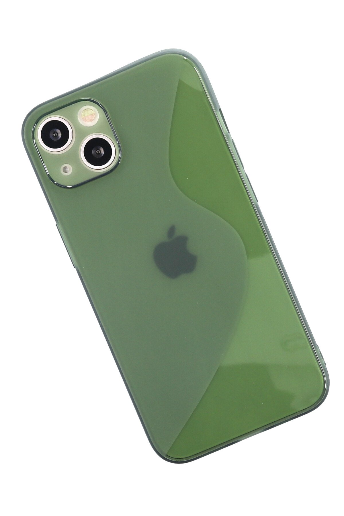 Newface iPhone 13 Kılıf Auto Focus Karbon Kapak - Kahverengi