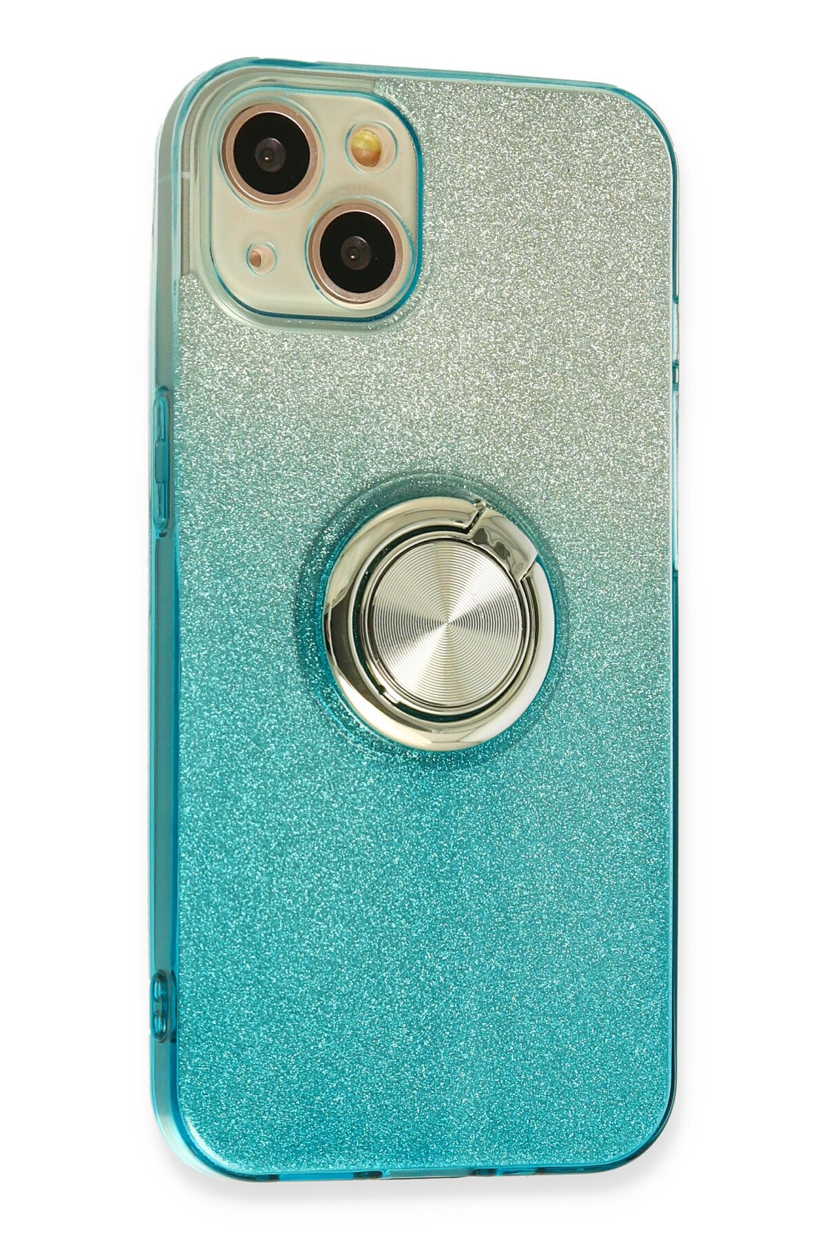 Newface iPhone 13 Kılıf Coco Deri Silikon Kapak - Açık Lila