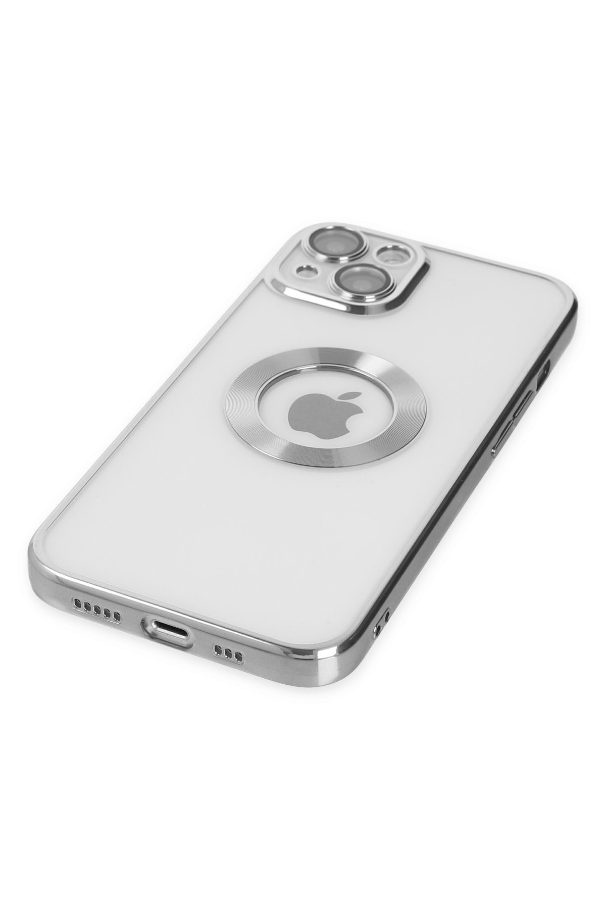 Newface iPhone 13 Kılıf Coco Deri Standlı Kapak - Beyaz