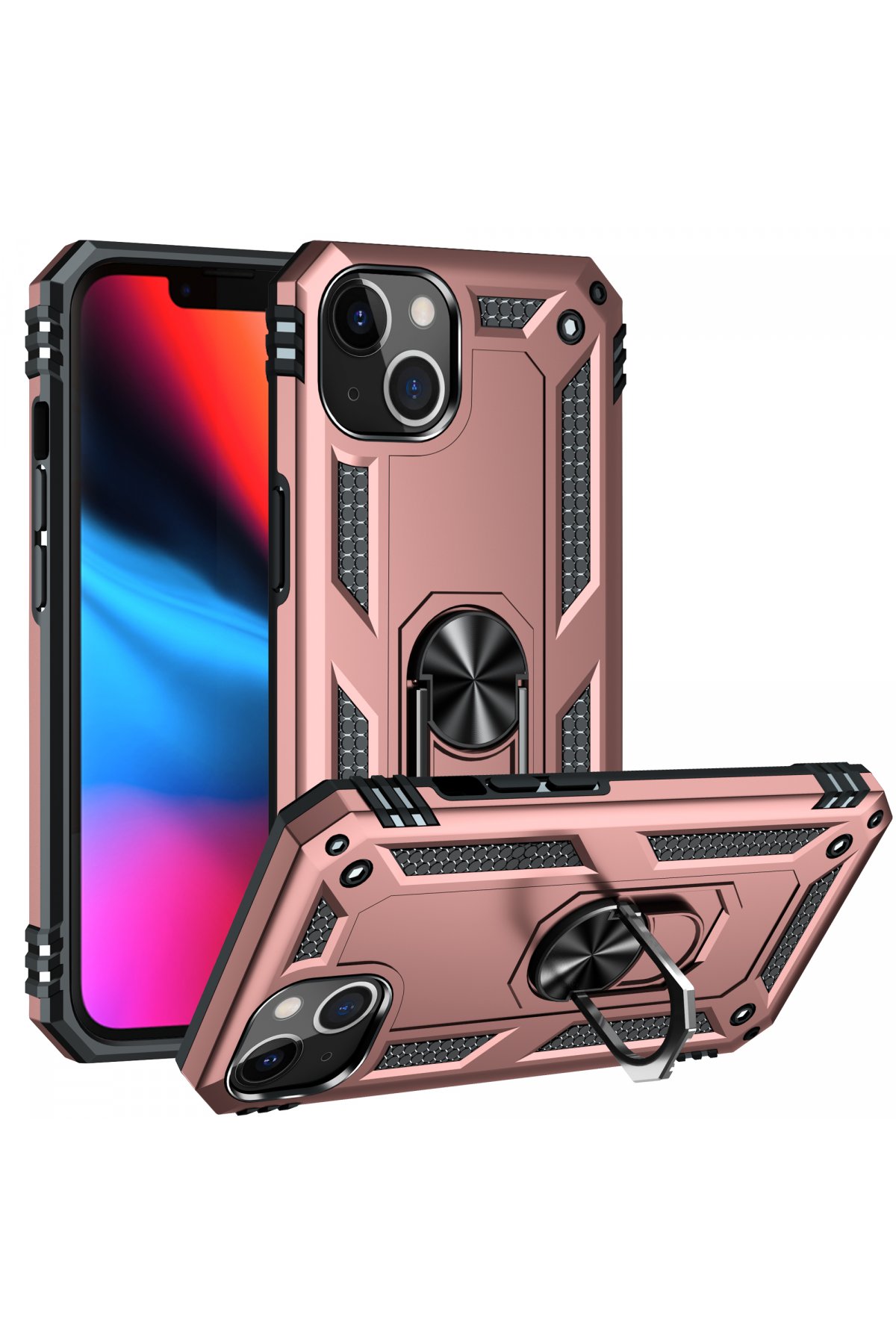 Newface iPhone 14 Plus Metal Kamera Lens Koruma Cam - Sierra Blue