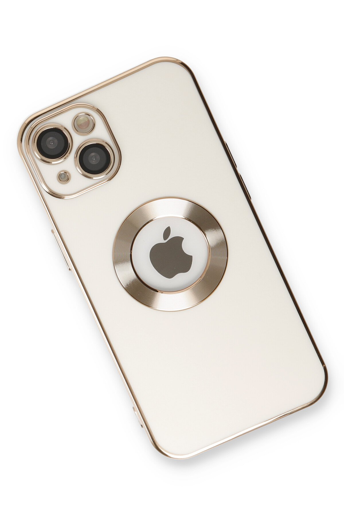 Newface iPhone 13 Kılıf Liva Silikon - Beyaz