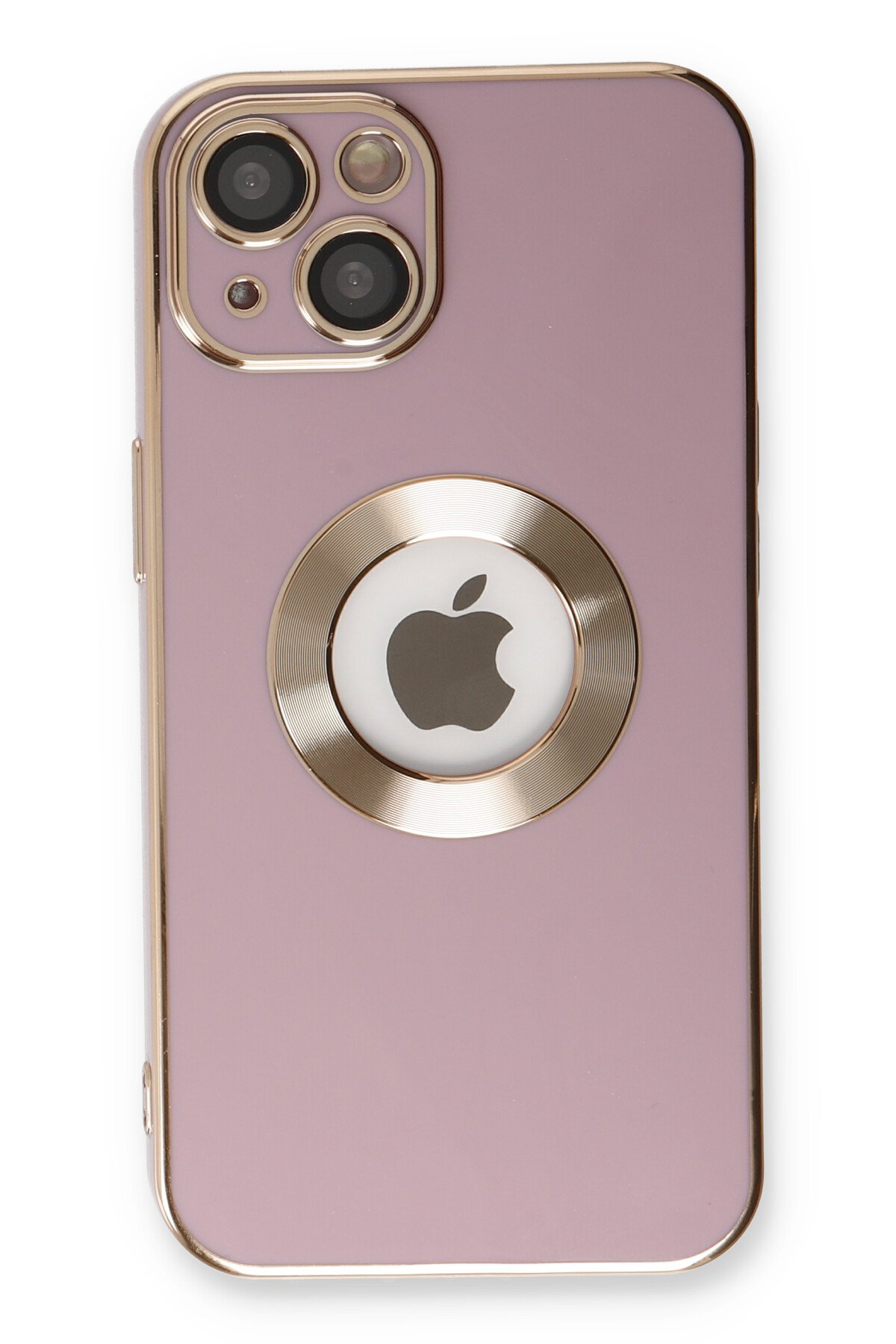 Newface iPhone 13 Kılıf Pars Lens Yüzüklü Silikon - Siyah