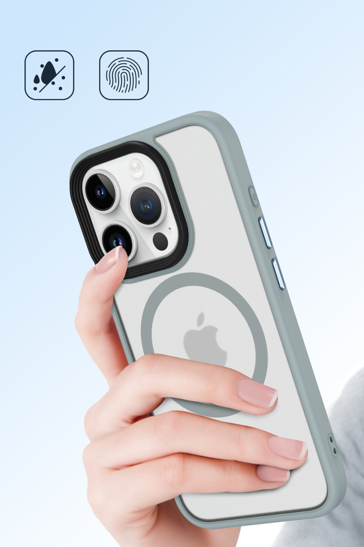 Newface iPhone 13 Kılıf Coco Karbon Silikon - Füme