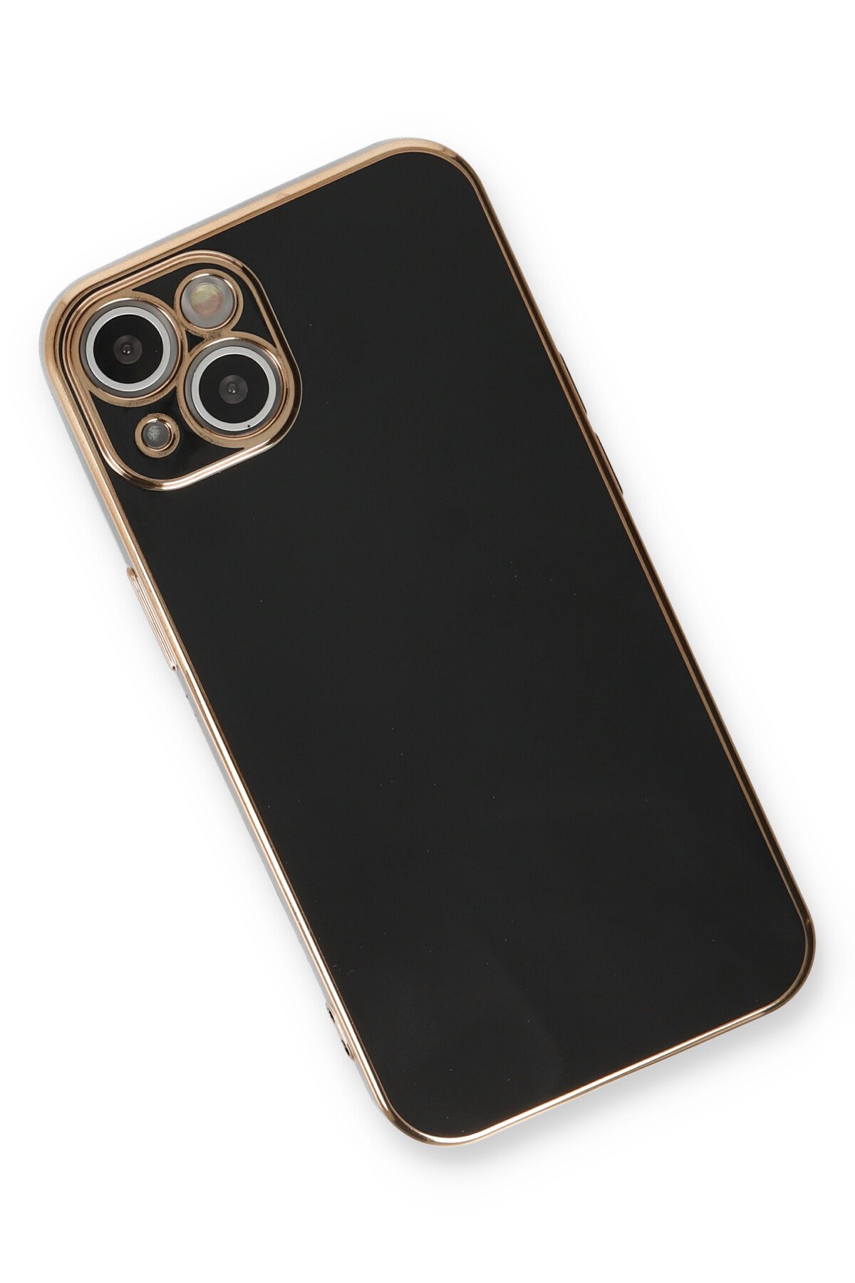 Newface iPhone 13 Kılıf Montreal Yüzüklü Silikon Kapak - Buz Mavi