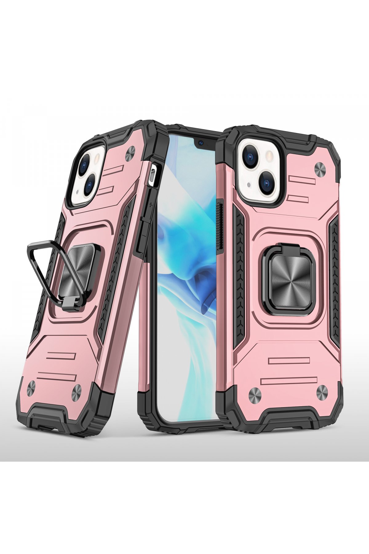 Newface iPhone 13 Kılıf Platin Silikon - Lacivert