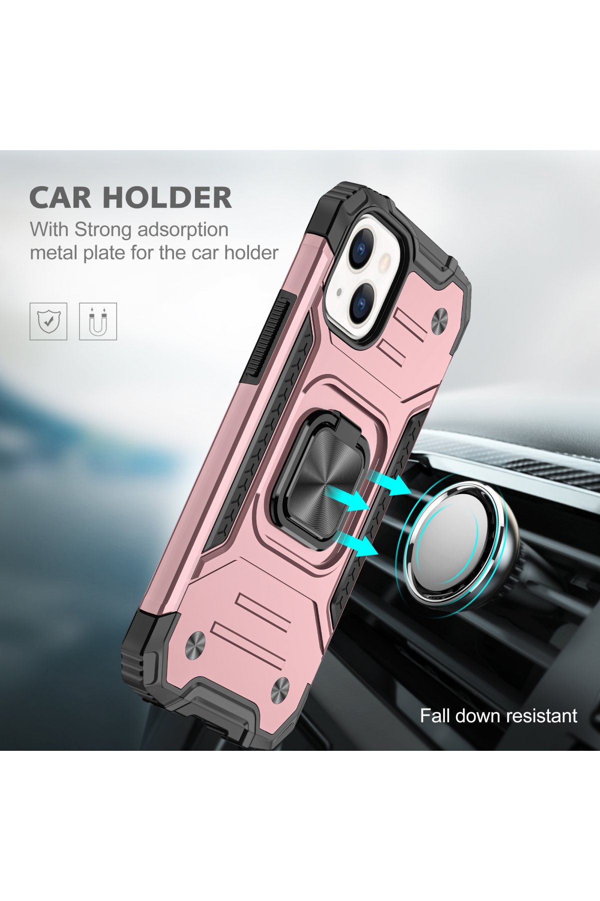 Newface iPhone 13 Kılıf Platin Silikon - Lacivert