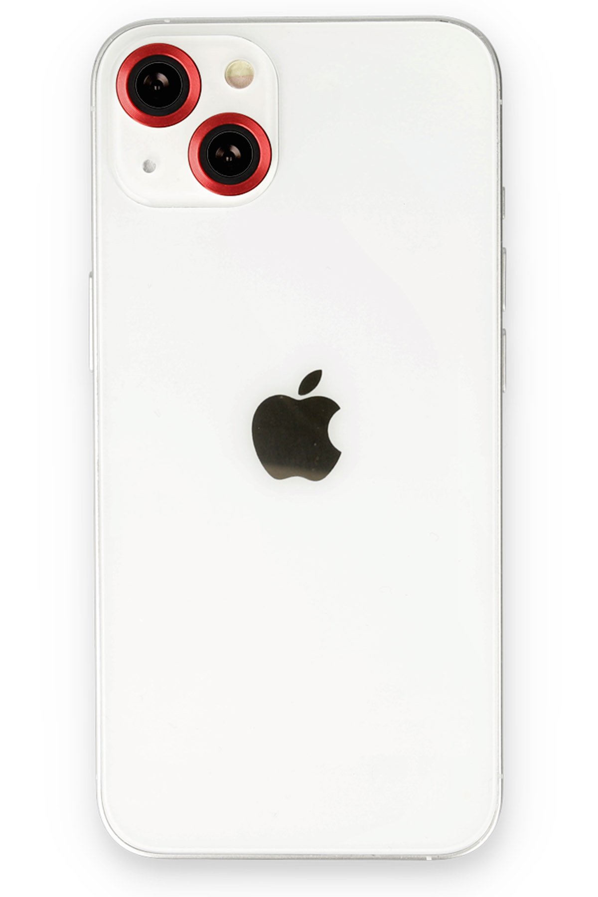 Newface iPhone 13 Mini Kılıf Zegna Yüzüklü Silikon Kapak - Rose