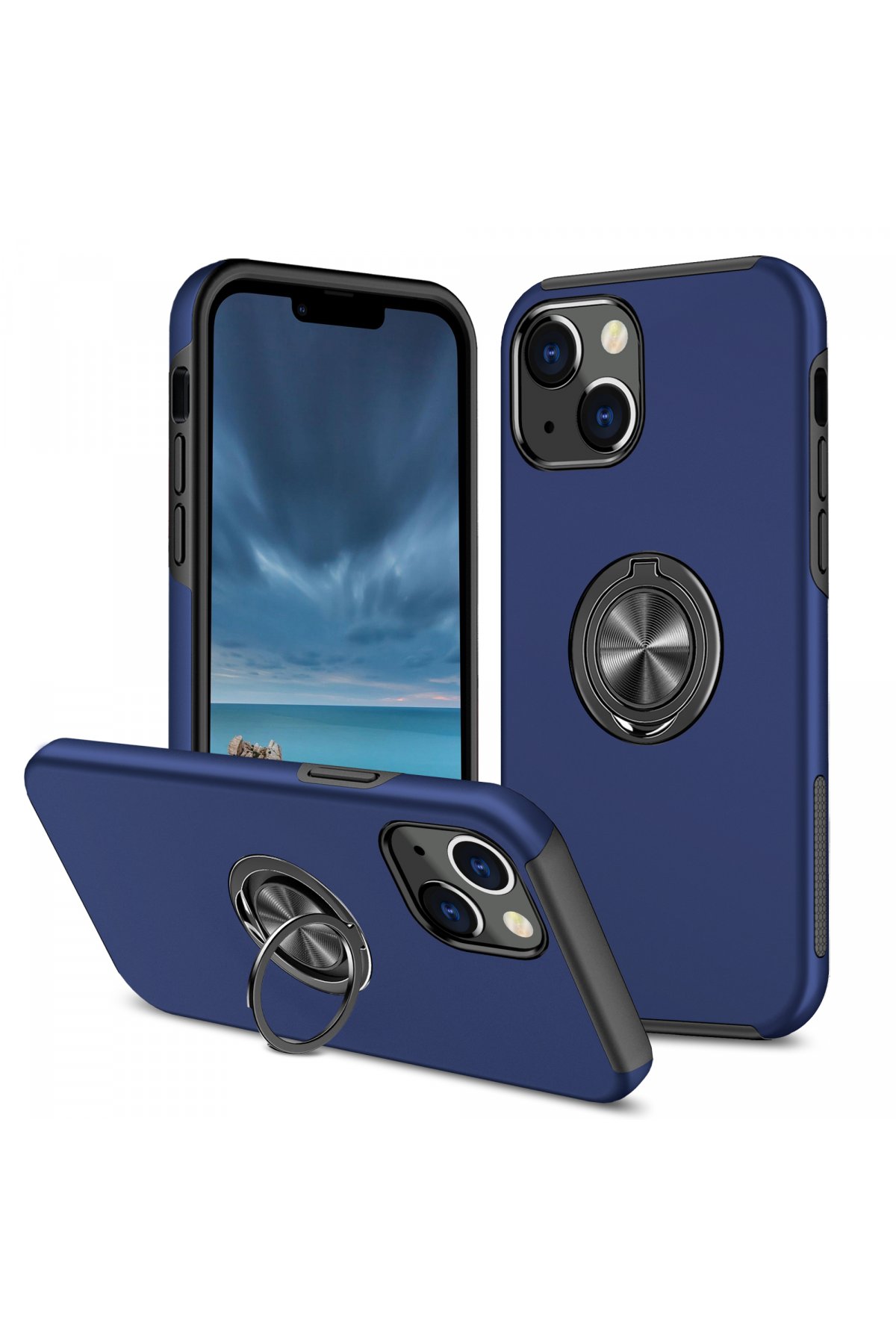 Newface iPhone 13 Mini Kılıf Lansman Legant Silikon - Koyu Yeşil