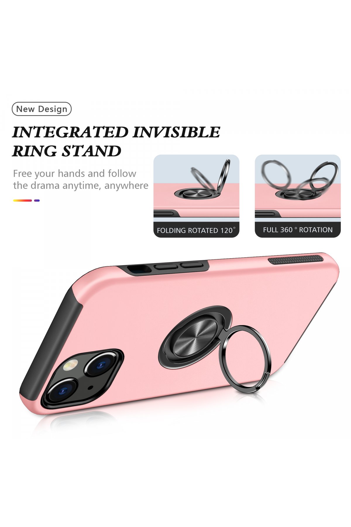 Newface iPhone 13 Mini Shine Kamera Lens Koruma Cam - Mavi