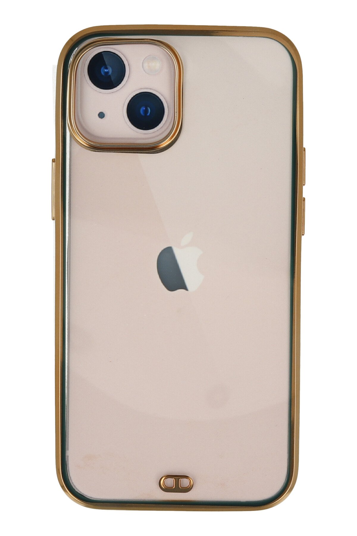 Newface iPhone 13 Mini Neon Fosforlu Kamera Lens - Turuncu