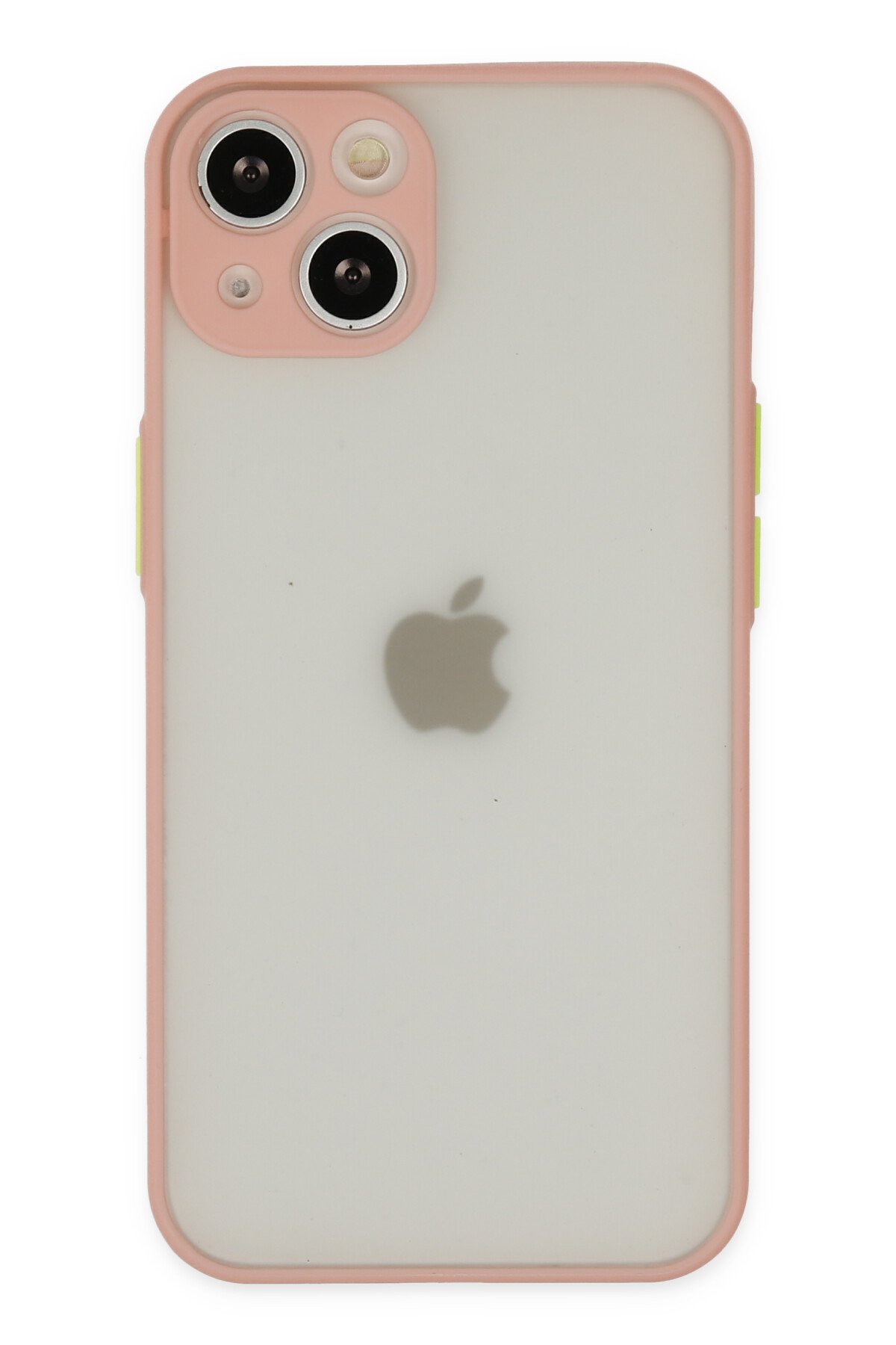 Newface iPhone 13 Mini Kılıf Platin Kamera Koruma Silikon - Yeşil